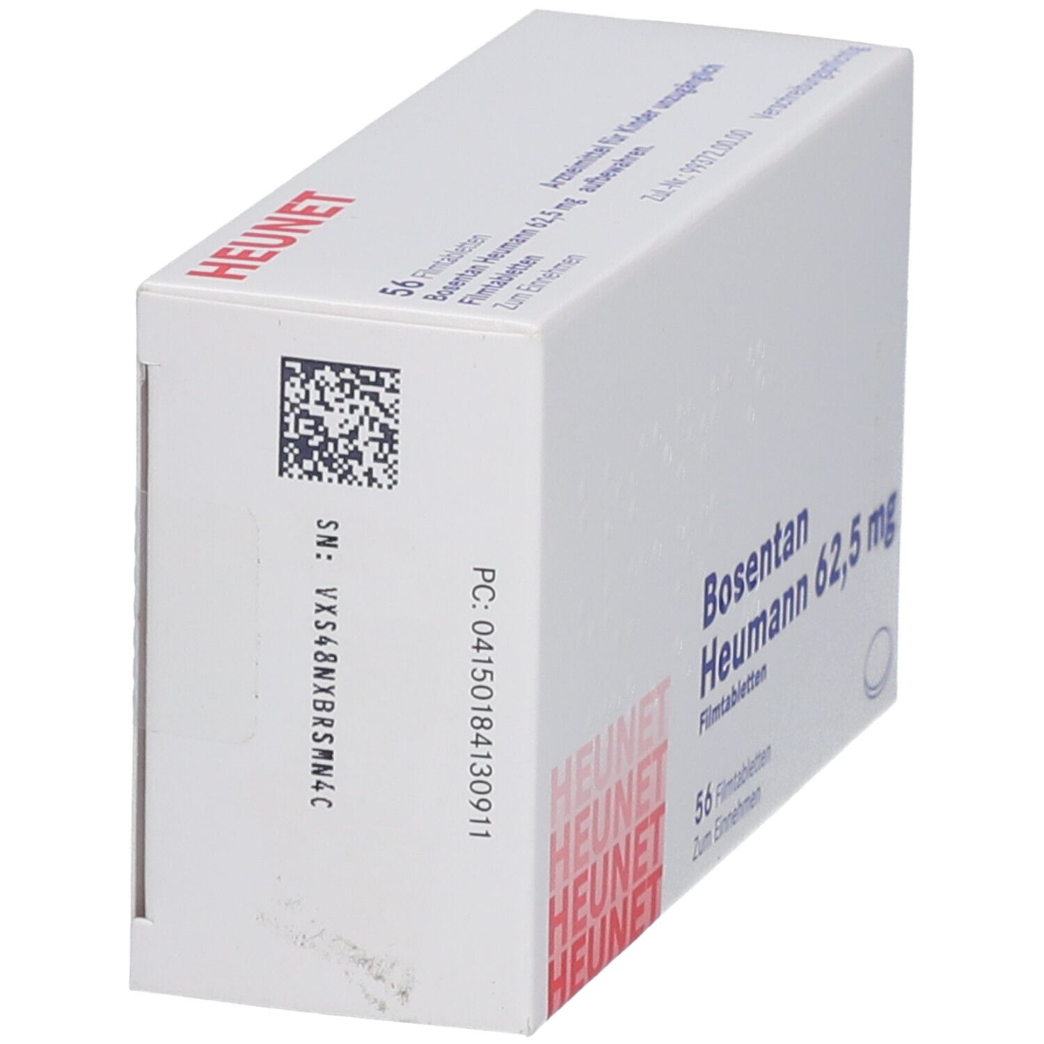 Bosentan Heumann 62,5 mg Filmtabletten Heunet 56 St