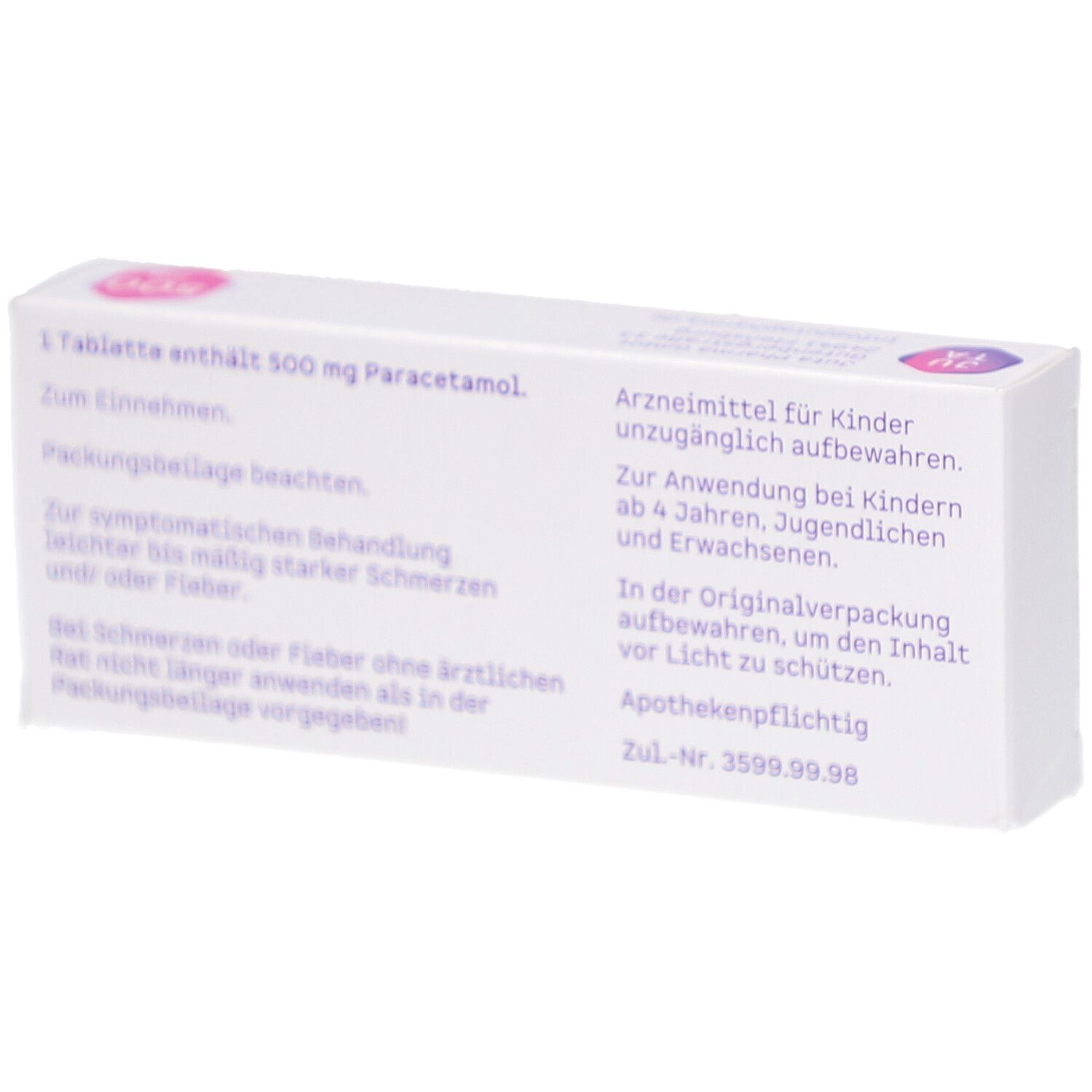 Paracetamol Juta Pharma 500 mg