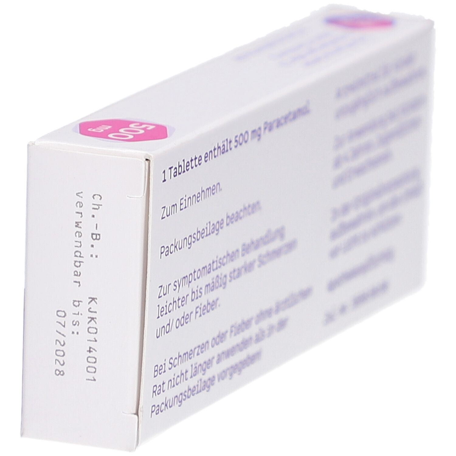 Paracetamol Juta Pharma 500 mg