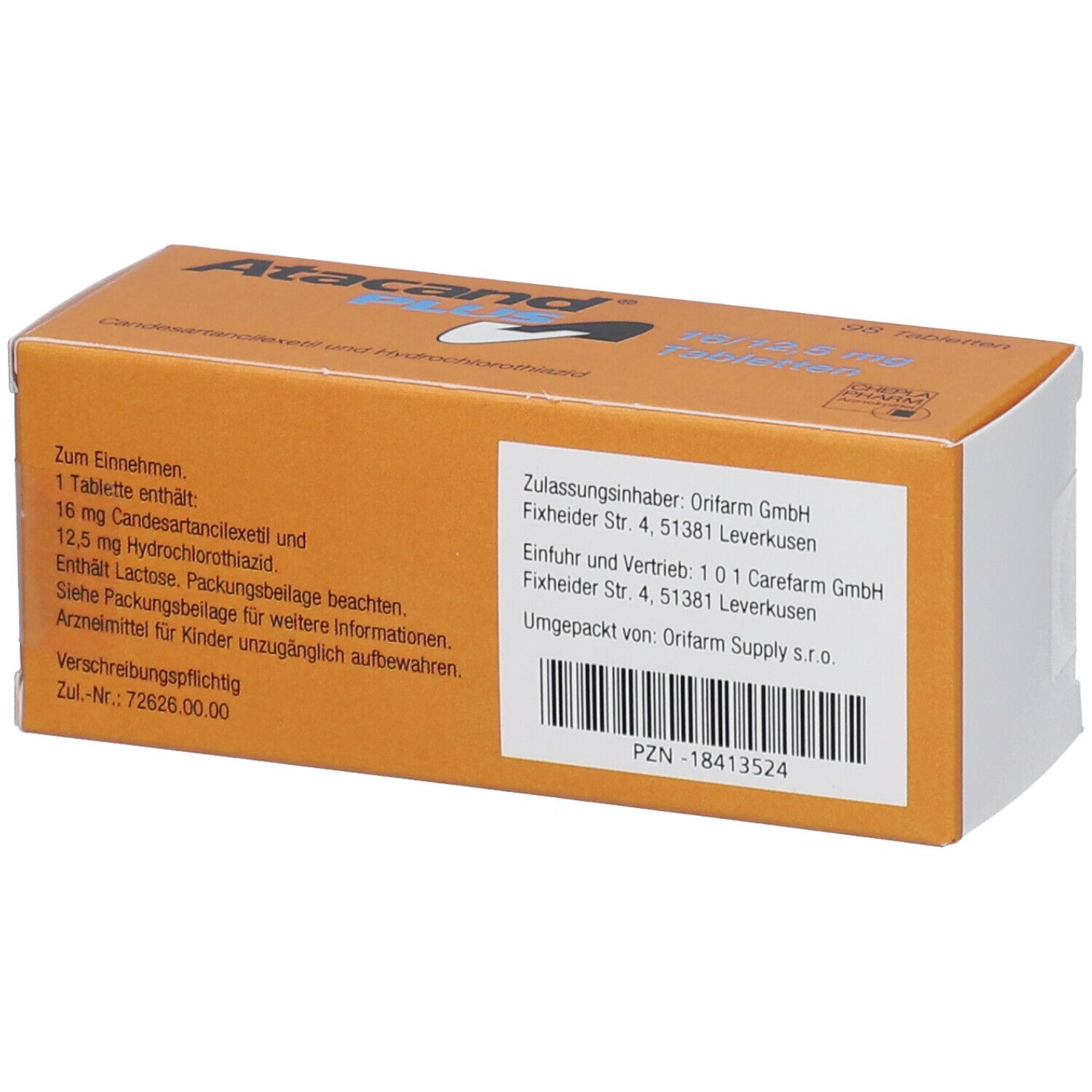 Atacand Plus 16 mg/12,5 mg