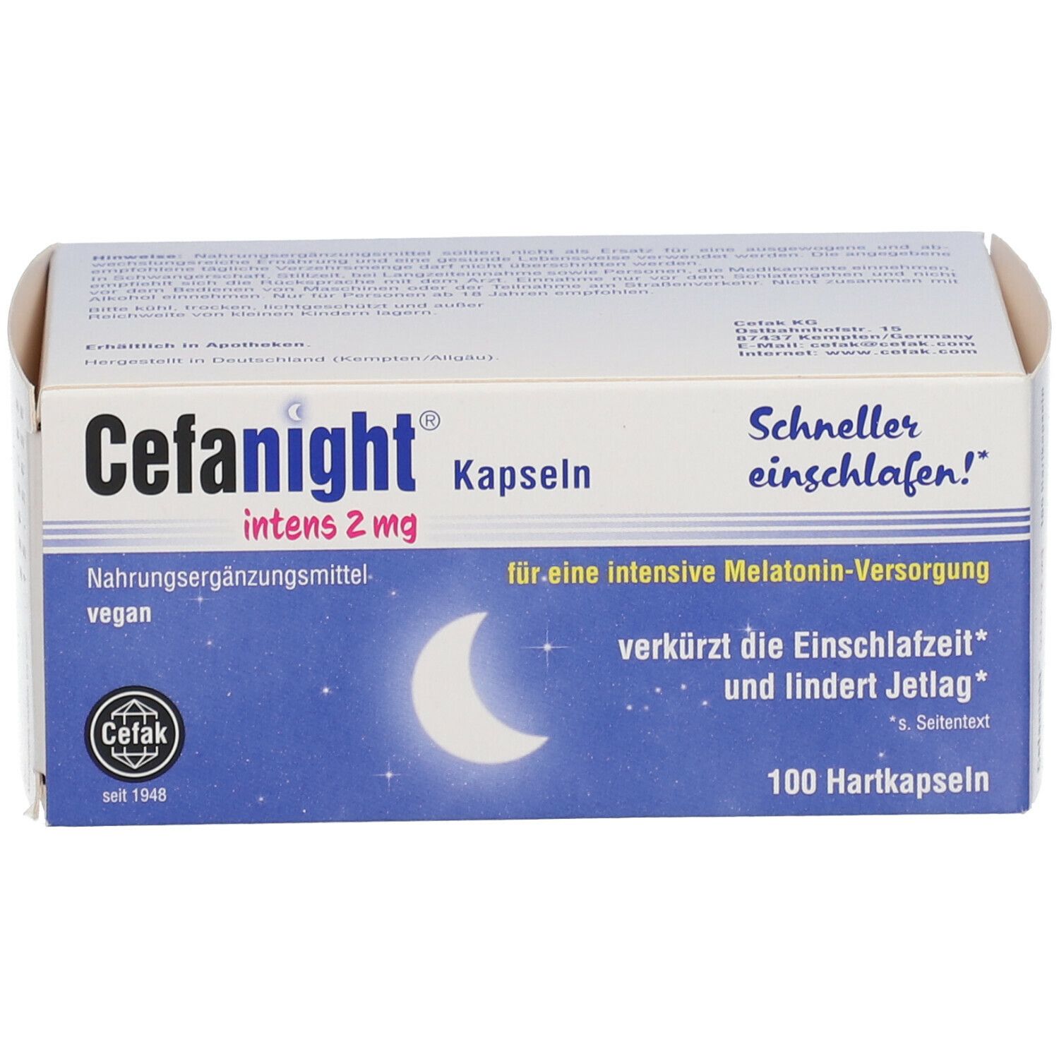 Cefanight® intens 2 mg