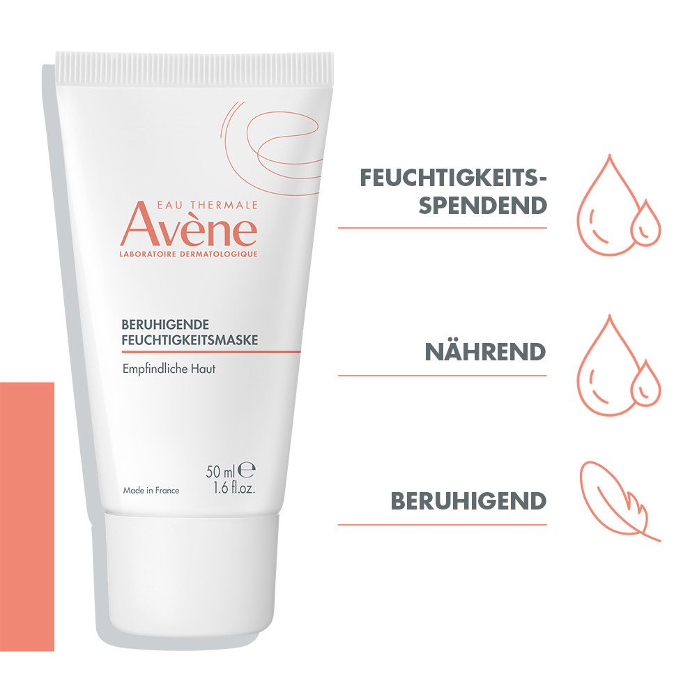 Avene beruhigende Feuchtigkeitsmaske 50 ml Emulsion