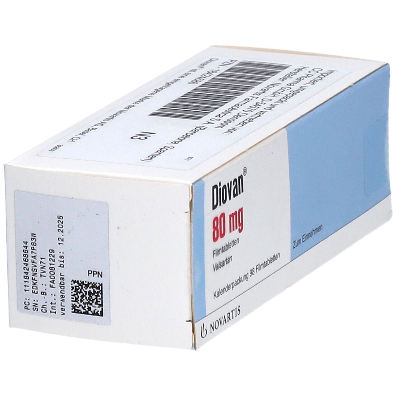 Diovan 80 mg Filmtabletten 98 St