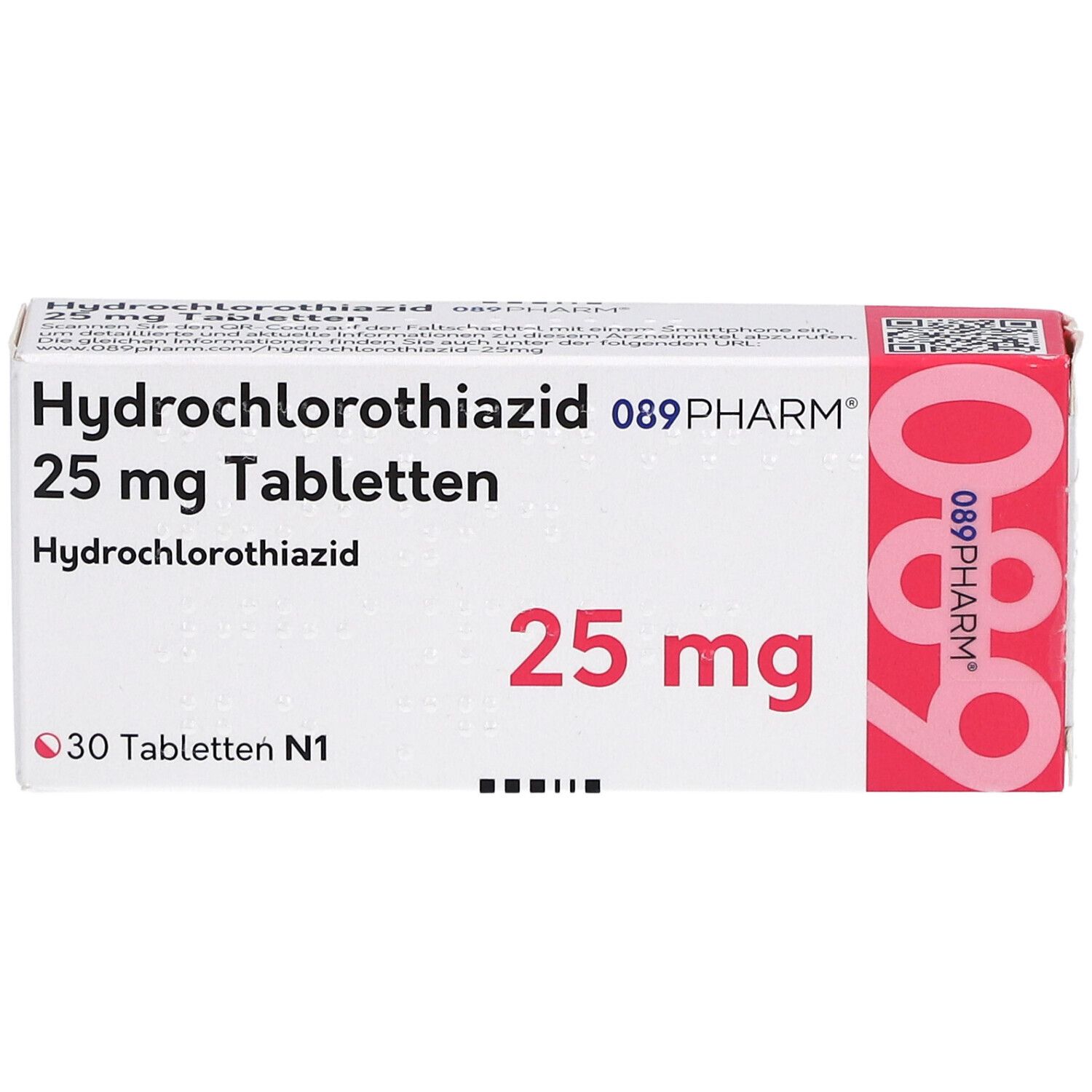 HCT-089PHARM 25 mg Tabletten