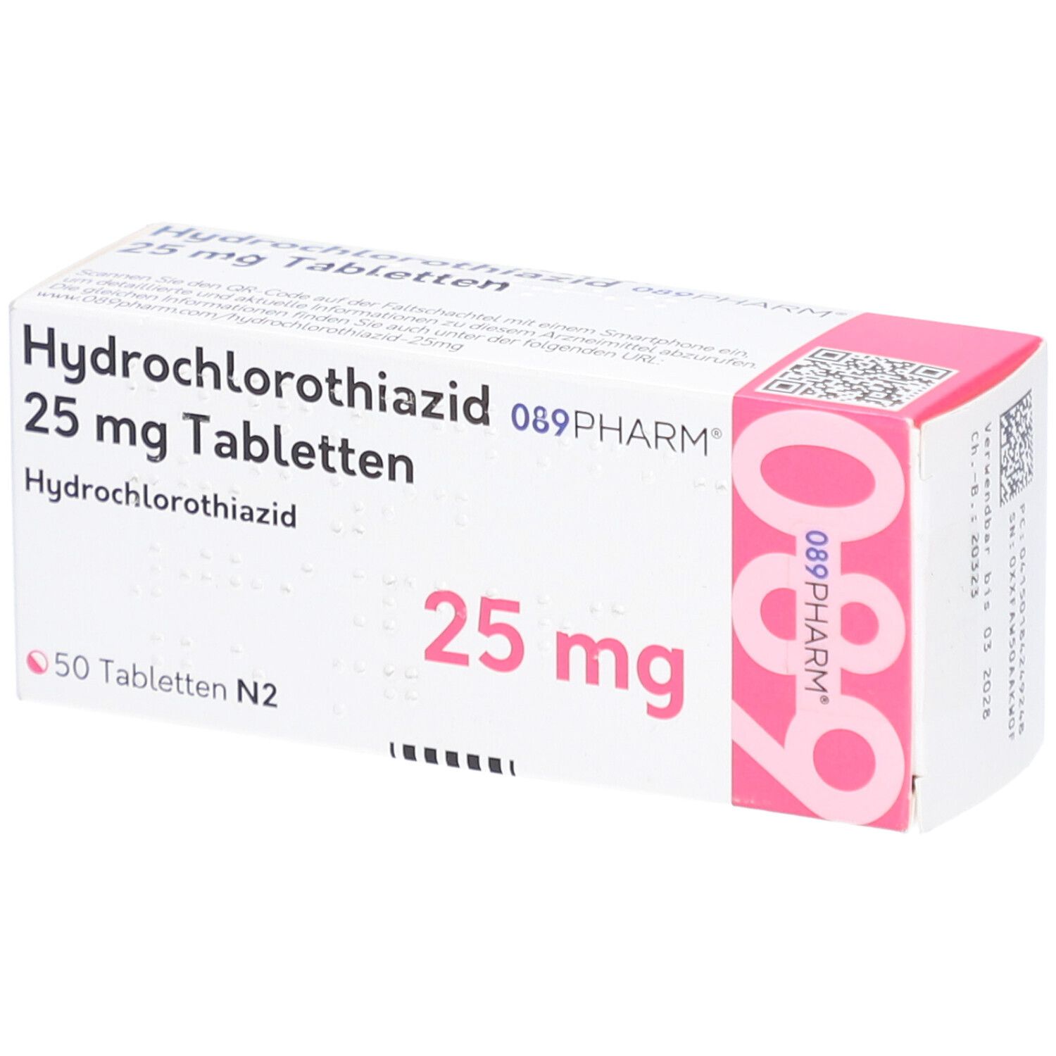 HCT-089PHARM 25 mg Tabletten