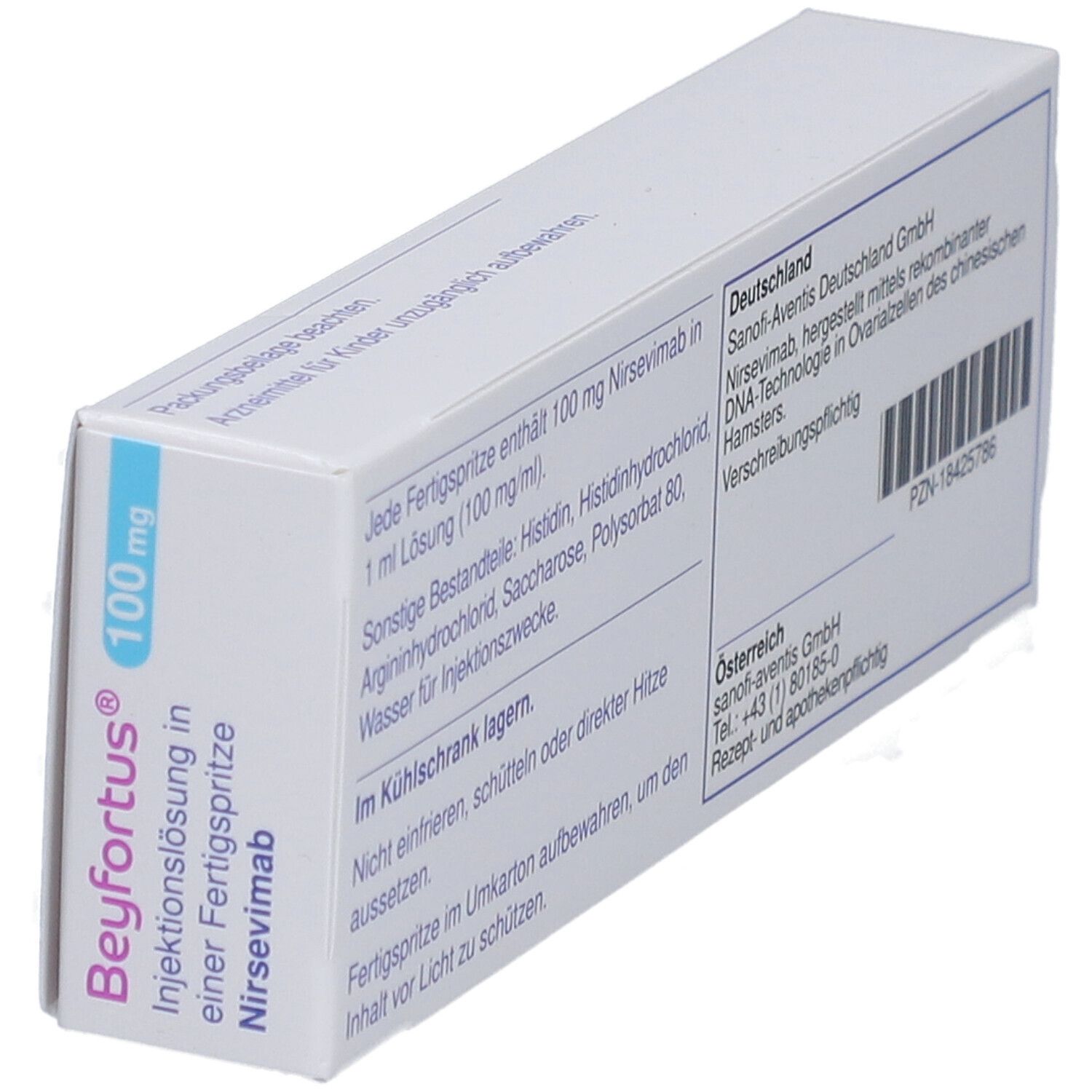 BEYFORTUS 100 mg Inj.-Lsg.i.e.Fertigspr.o.Kan.