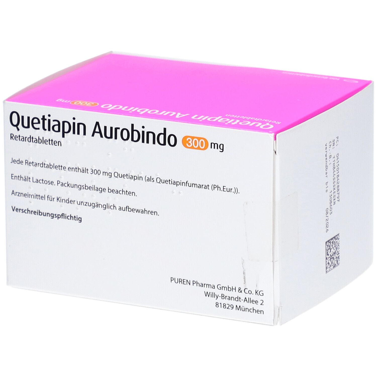 QUETIAPIN Aurobindo 300 mg Retardtabletten
