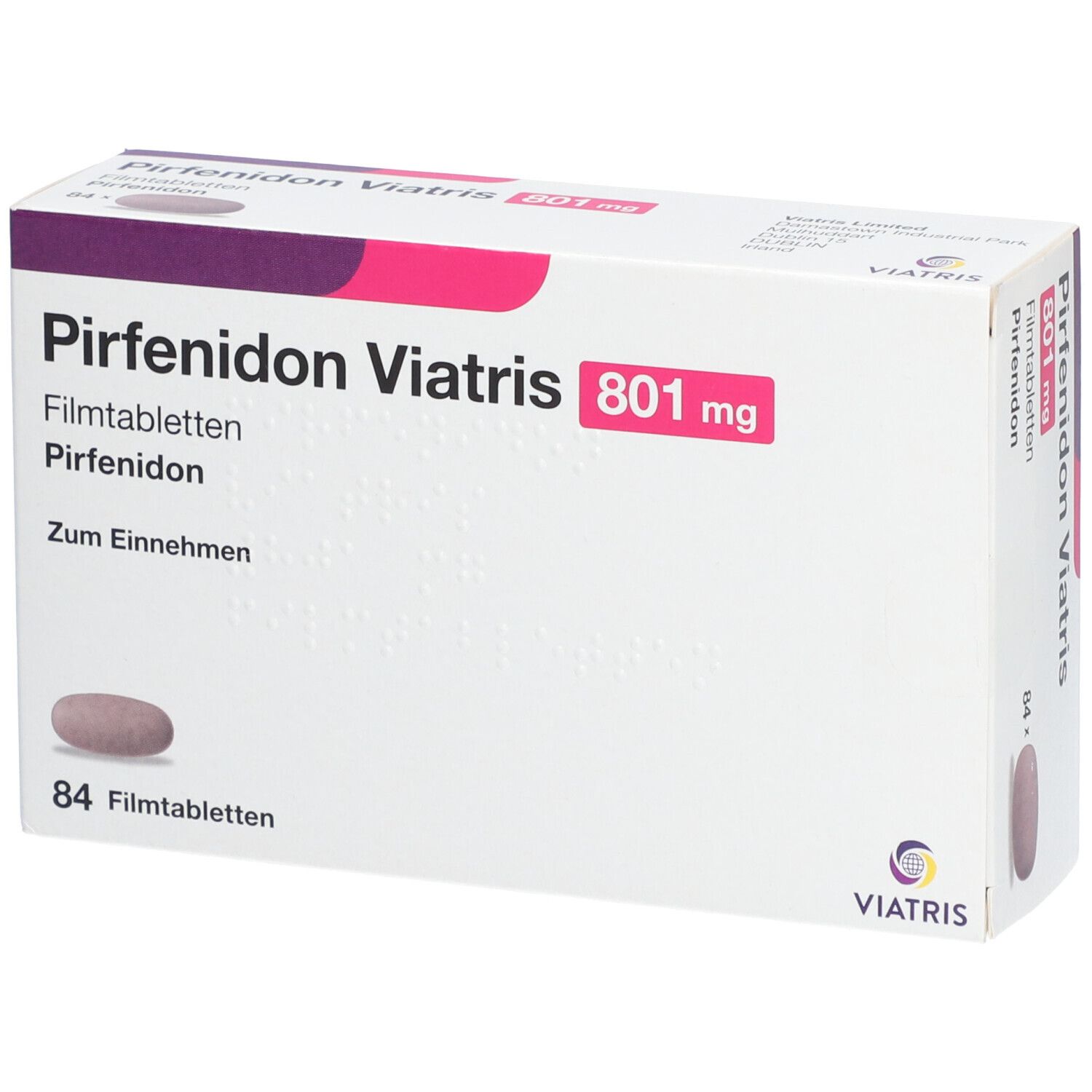 PIRFENIDON Viatris 801 mg Filmtabletten