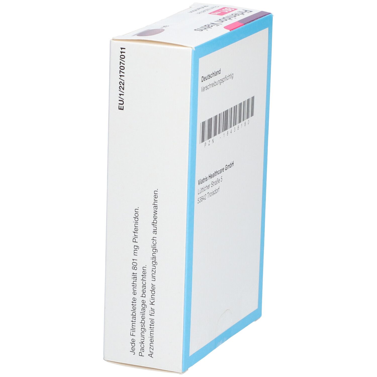 PIRFENIDON Viatris 801 mg Filmtabletten