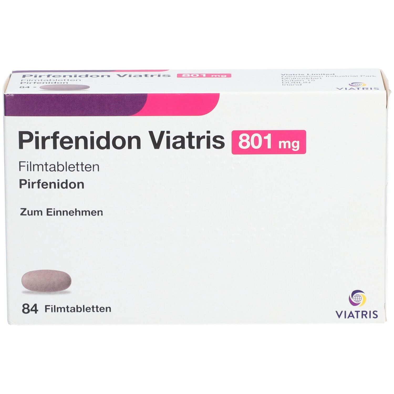 PIRFENIDON Viatris 801 mg Filmtabletten