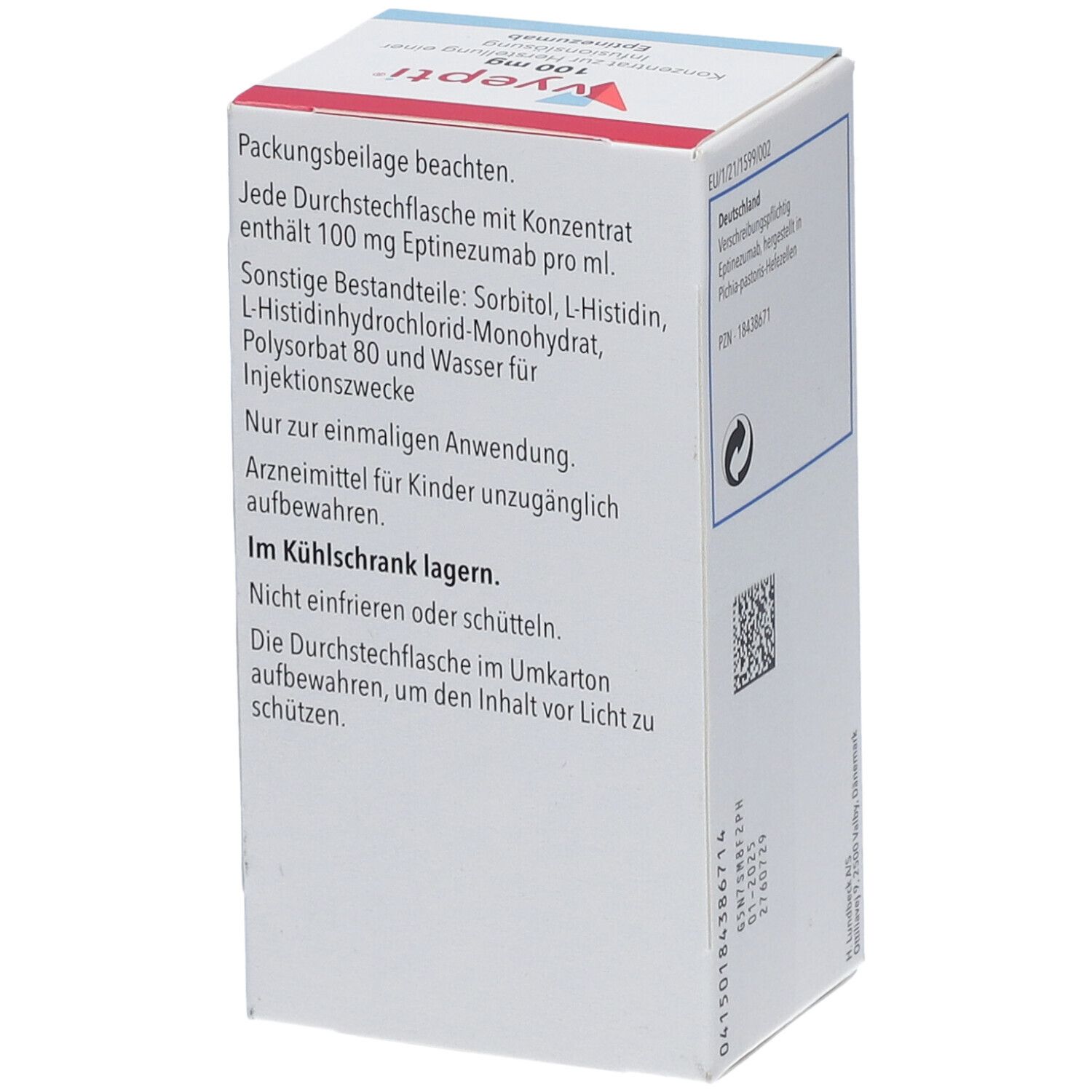 VYEPTI 100 mg Konz.z.Herst.e.Infusionslösung Dsfl.