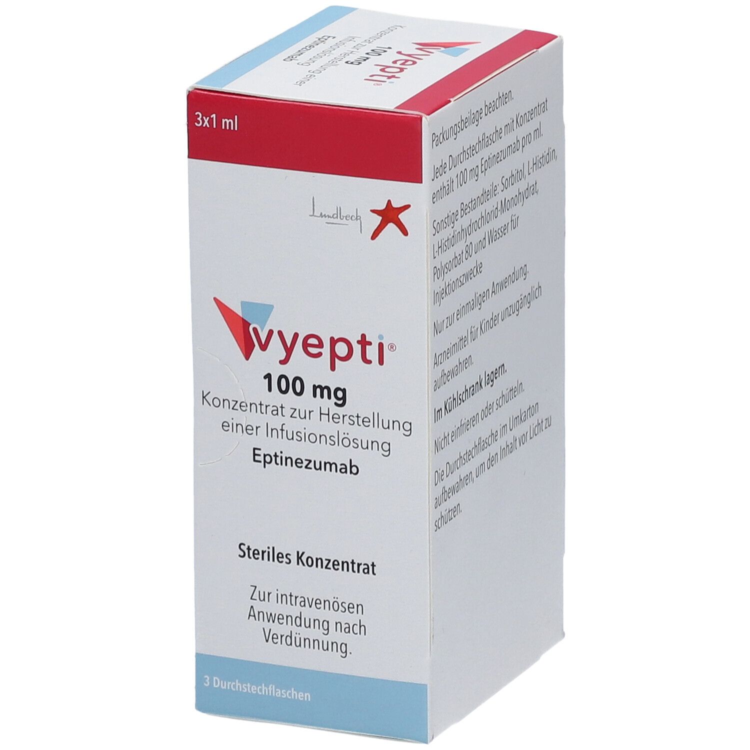 VYEPTI 100 mg Konz.z.Herst.e.Infusionslösung Dsfl.