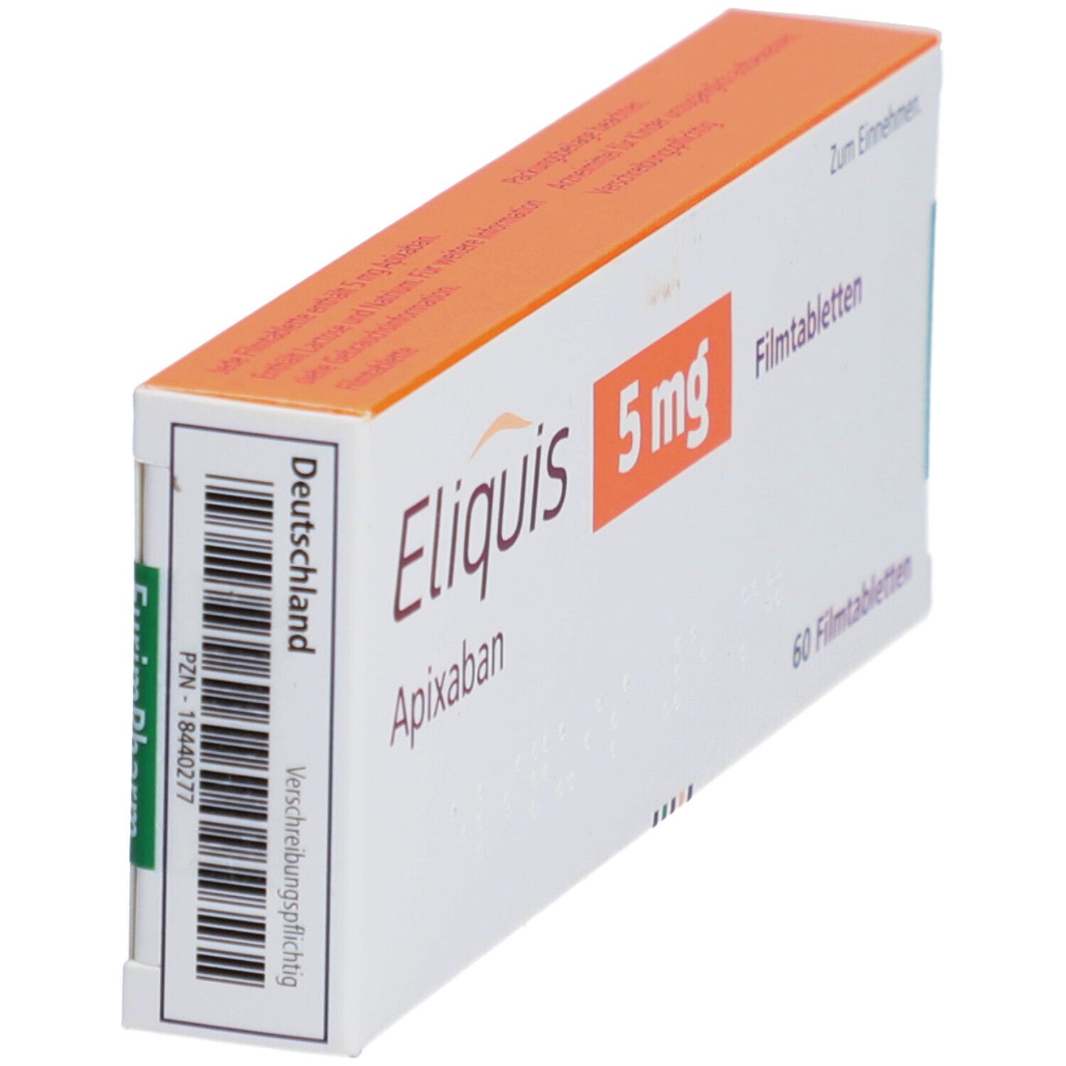 Eliquis 5 mg Filmtabletten 60 St