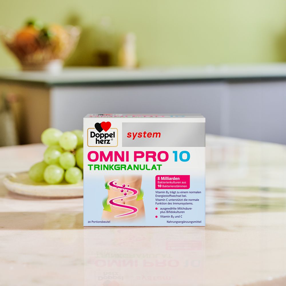 Doppelherz Omni Pro 10 system Trinkgranulat 20 St Granulat