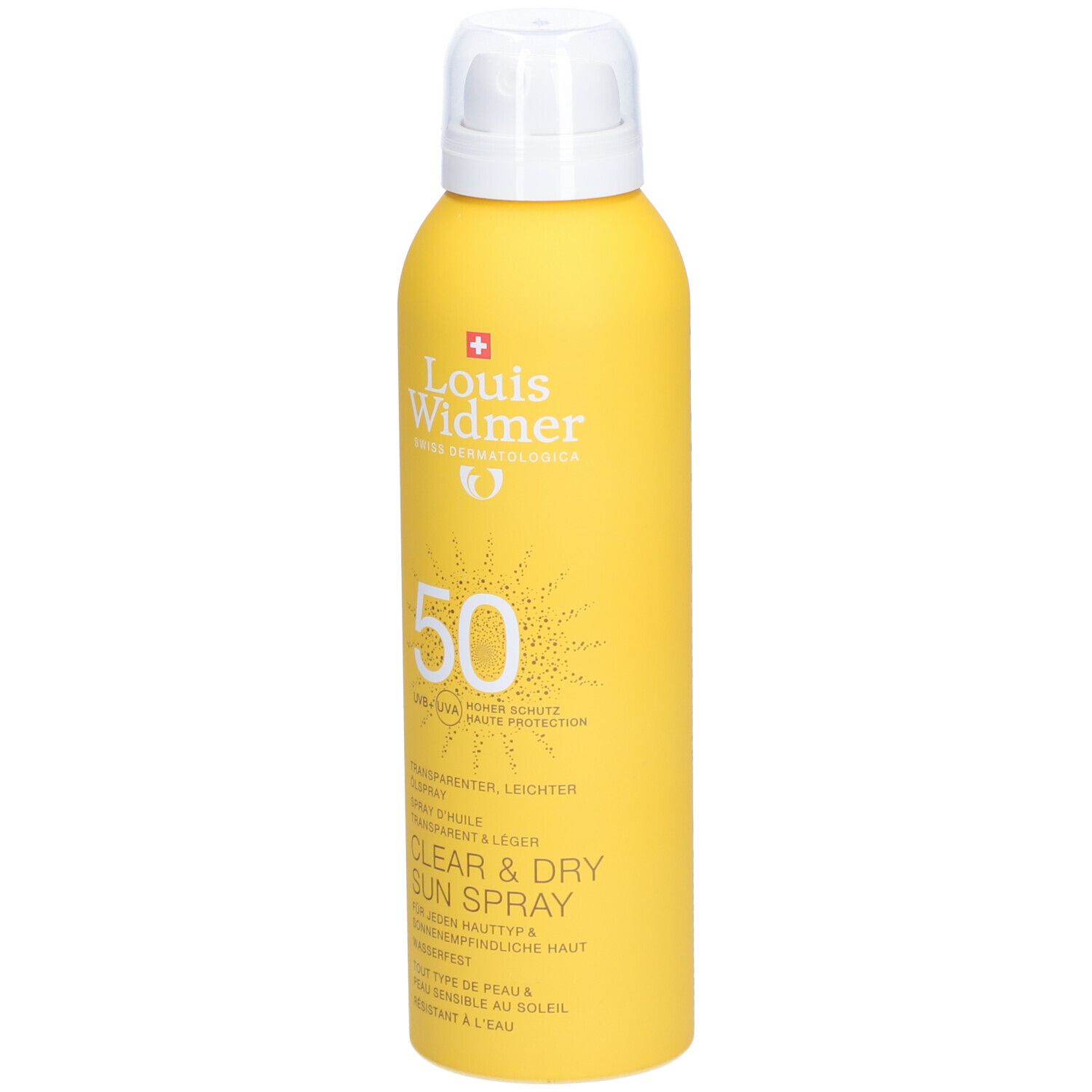 Louis Widmer Clear & Dry Sun Spray 50