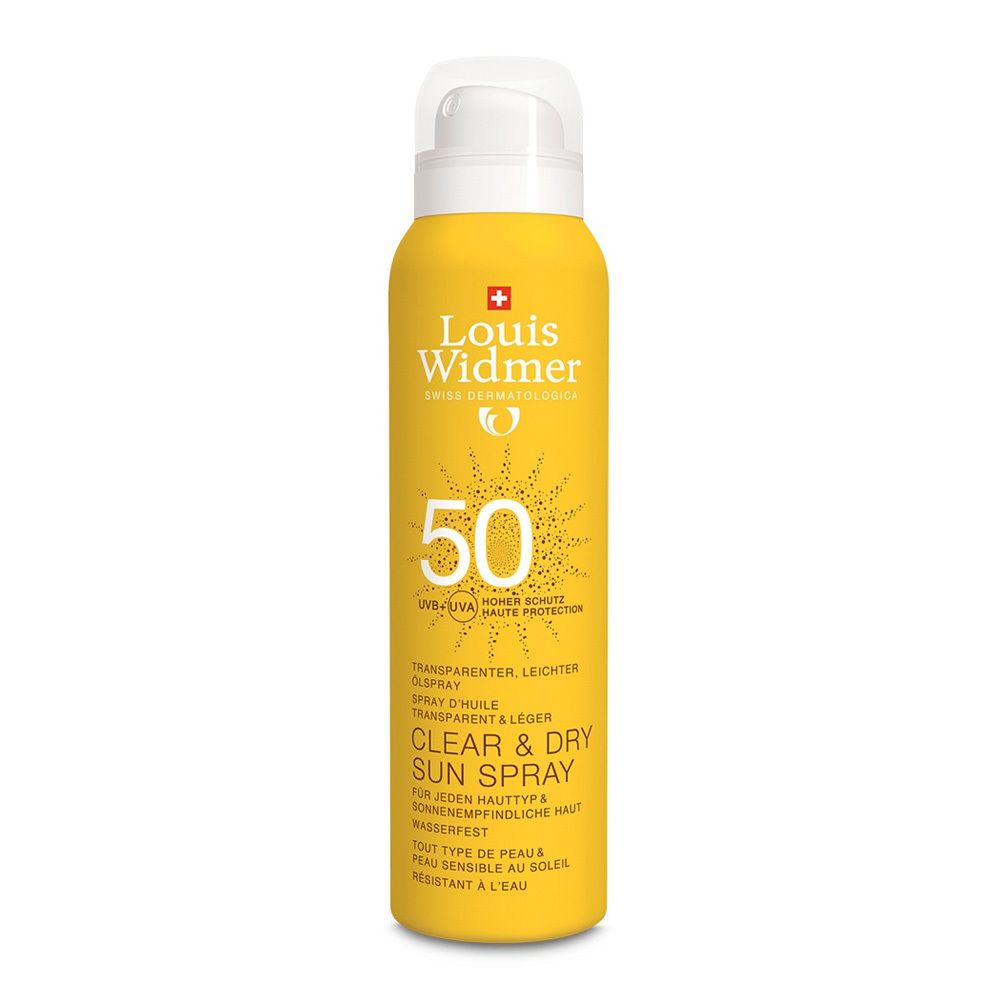 Widmer Clear & Dry Sun Spray LSF 50