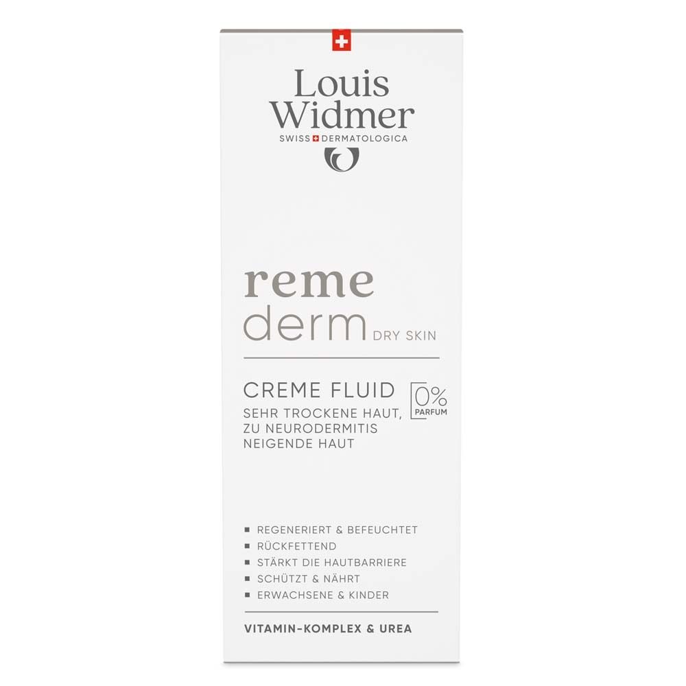 Louis Widmer® Remederm Creme Fluid für sehr trockene Haut