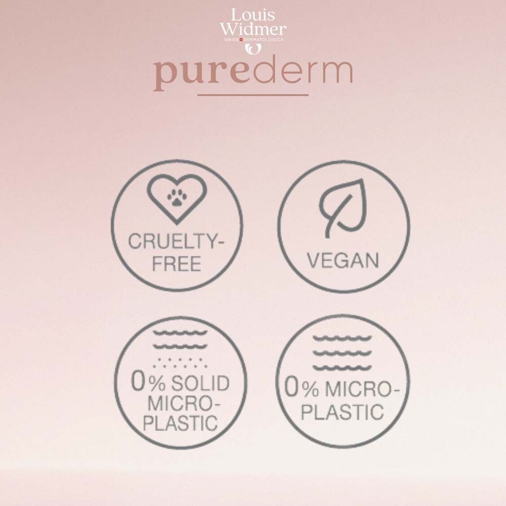 Symbole: Cruelty-free, Vegan, 0% Mikroplastik. Text: 0% Mikroplastik.