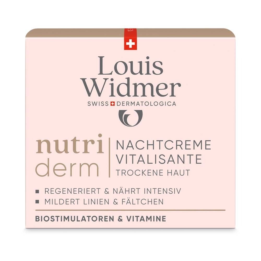 LOUIS WIDMER Nutriderm Nachtcreme Vitalisante parfümiert