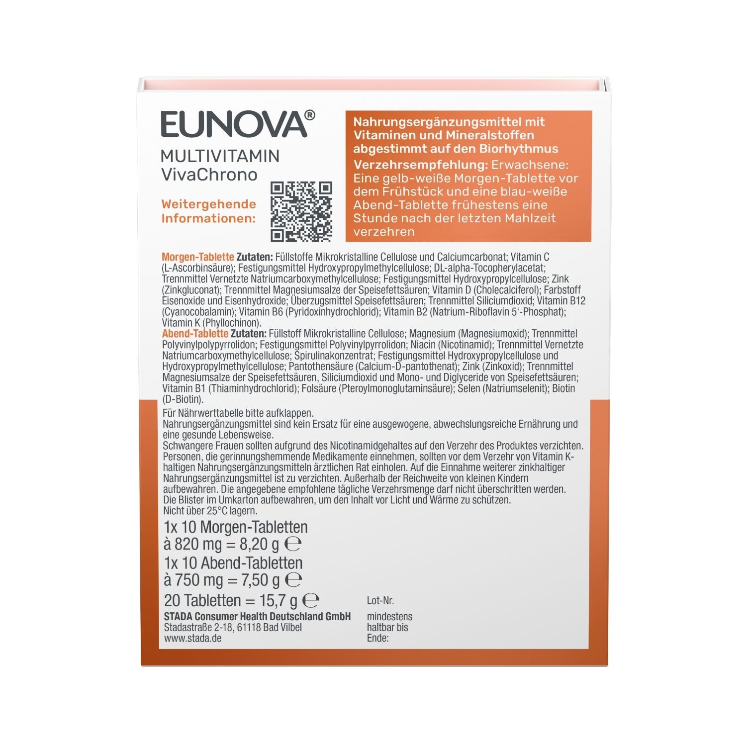 Eunova VivaChrono Tabletten SD DE 2x10 St