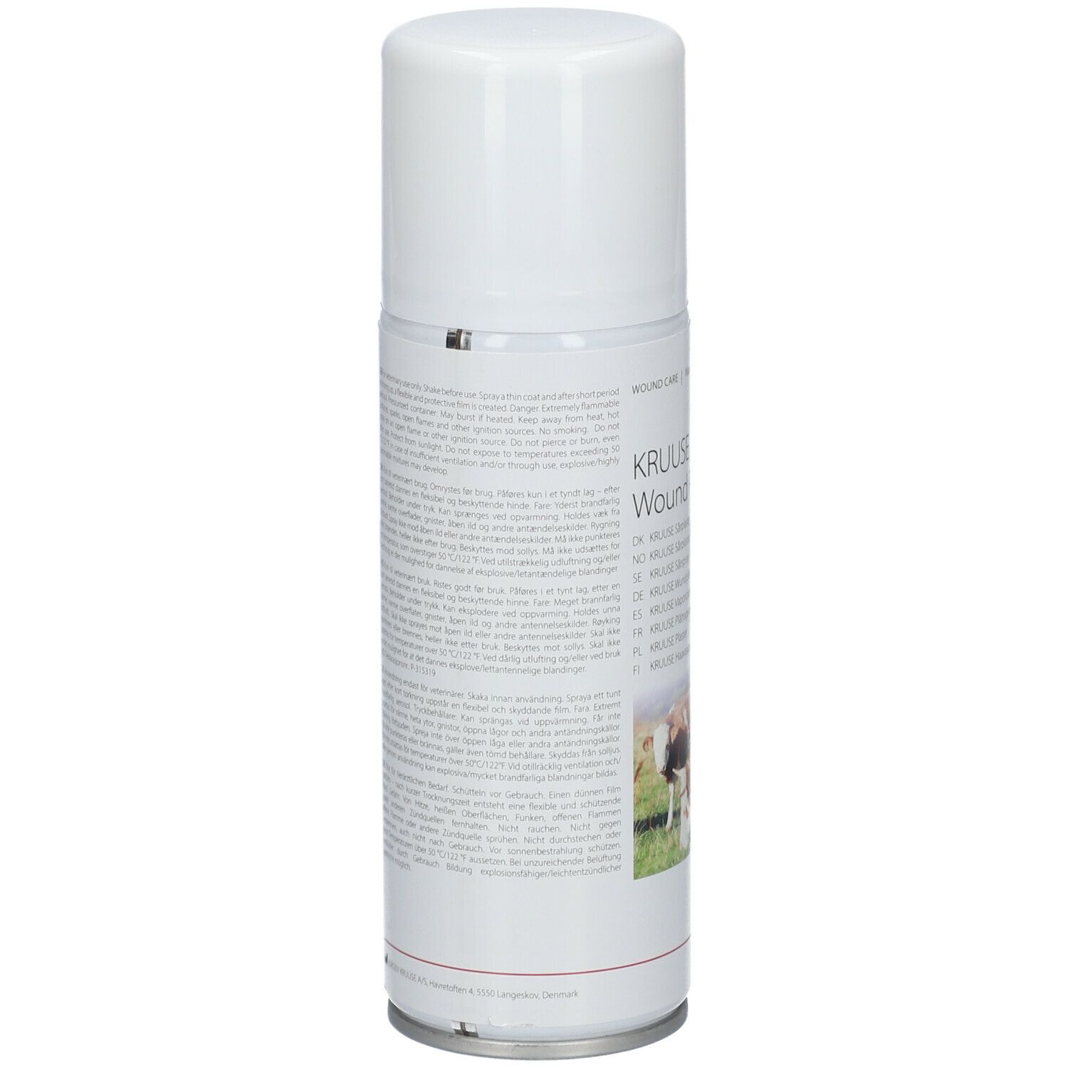 Kruuse Wundpflaster Spray teerfrei steril vet. 200 ml