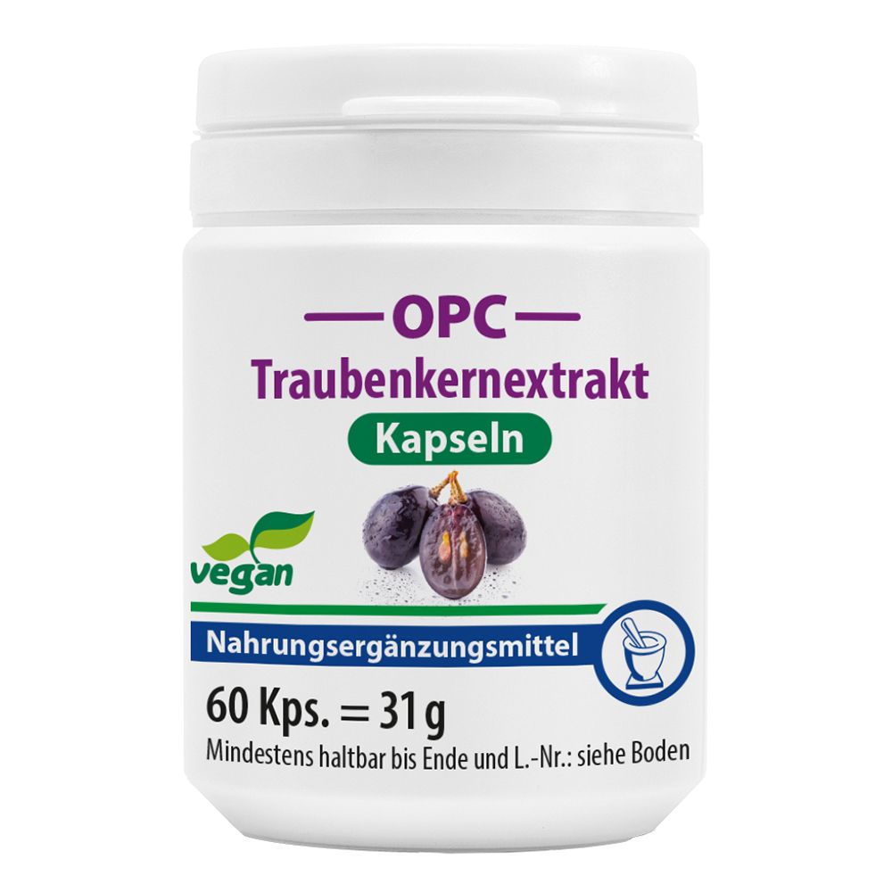 OPC Traubenkern Extrakt + Vitamin C Kapseln