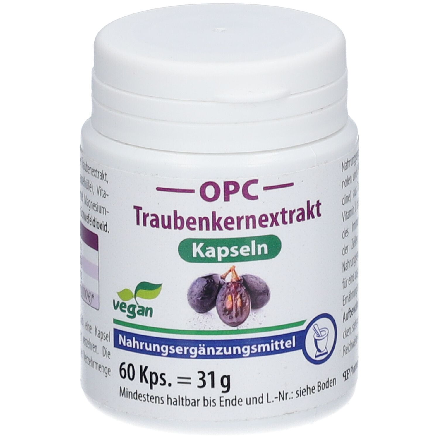 OPC TRAUBENKERNEXTRAKT+Vitamin C Kapseln 60 St