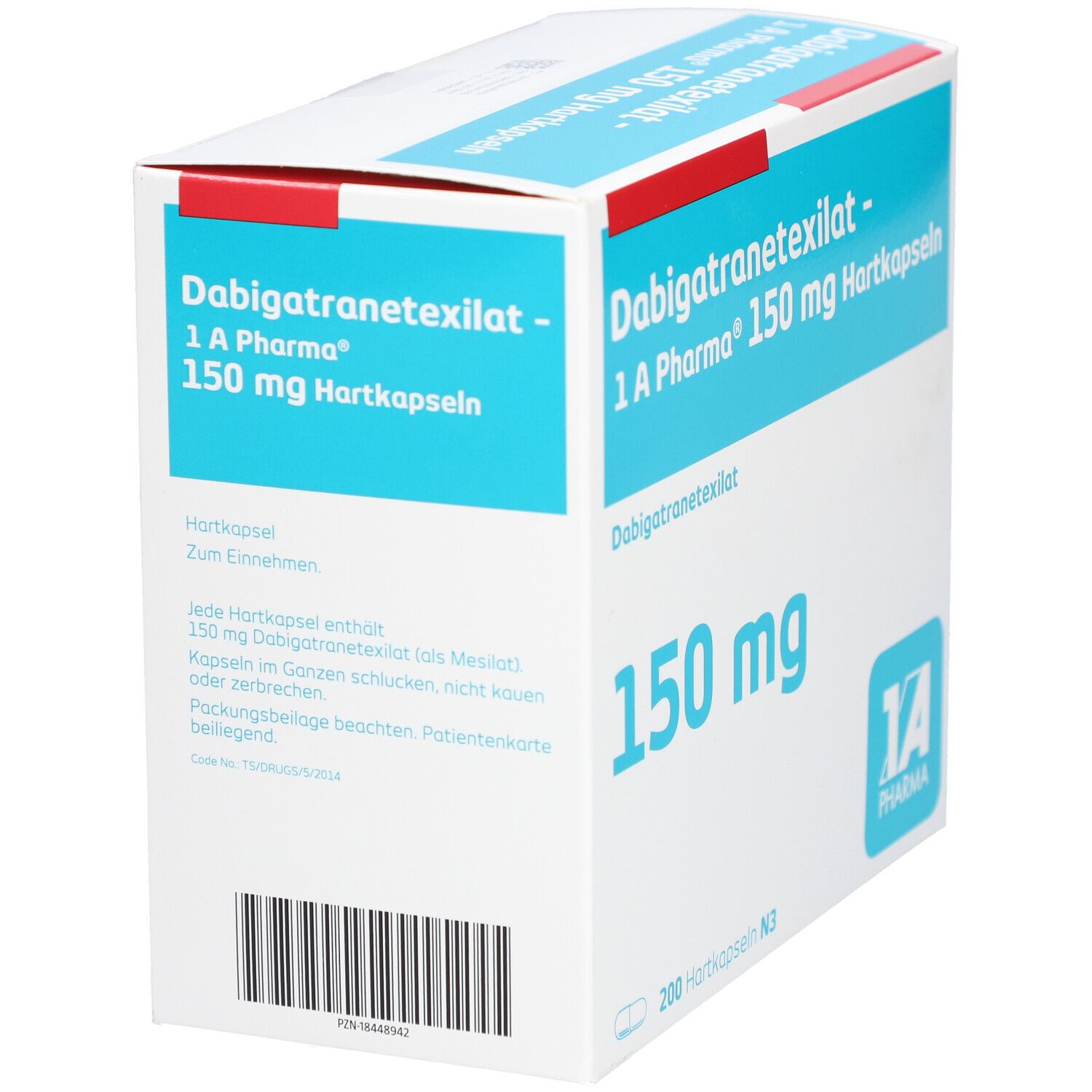 Dabigatranetexilat-1A Pharma 150 mg Hartkapseln 30 St