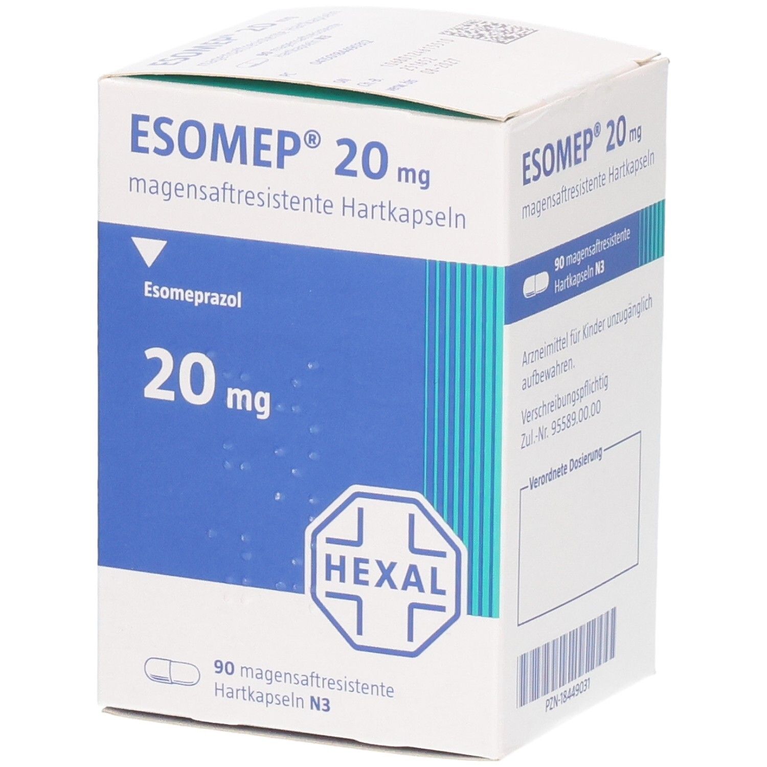 ESOMEP 20 mg magensaftresistente Hartkapseln