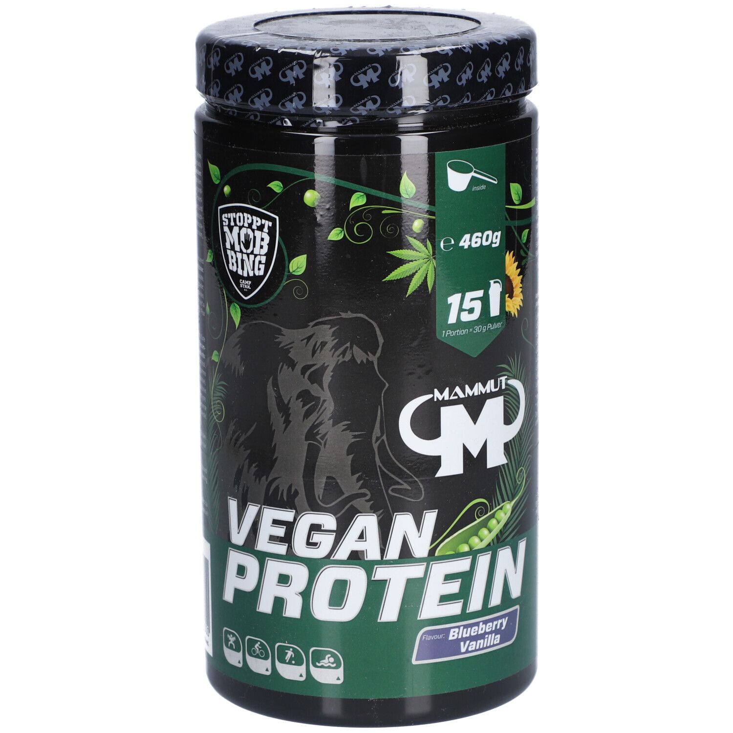 MM Vegan Protein Blueberry Vanilla Pulver 460 g