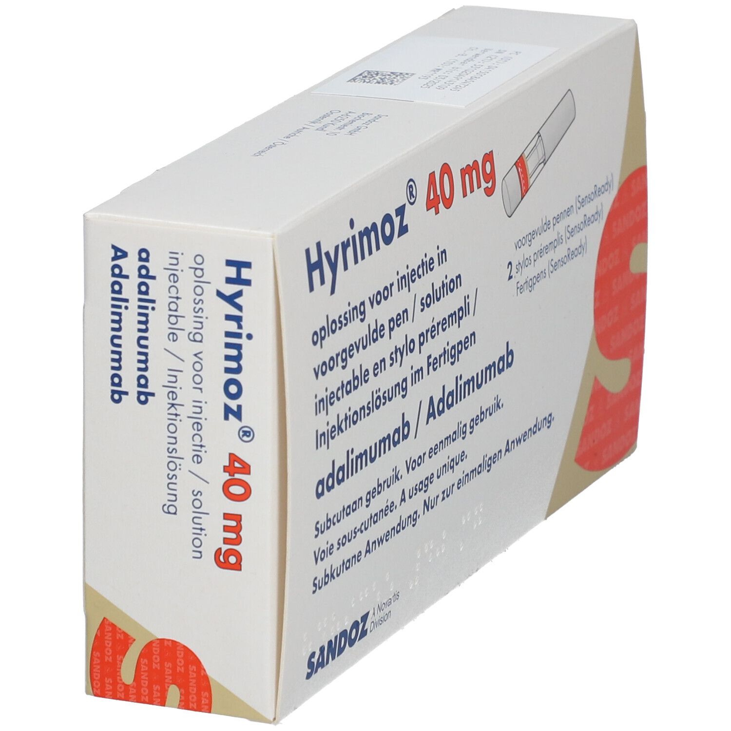 Hyrimoz 40 mg/0,8 ml Inj.-Lösung im Fertigpen 2 St Injektionslösung