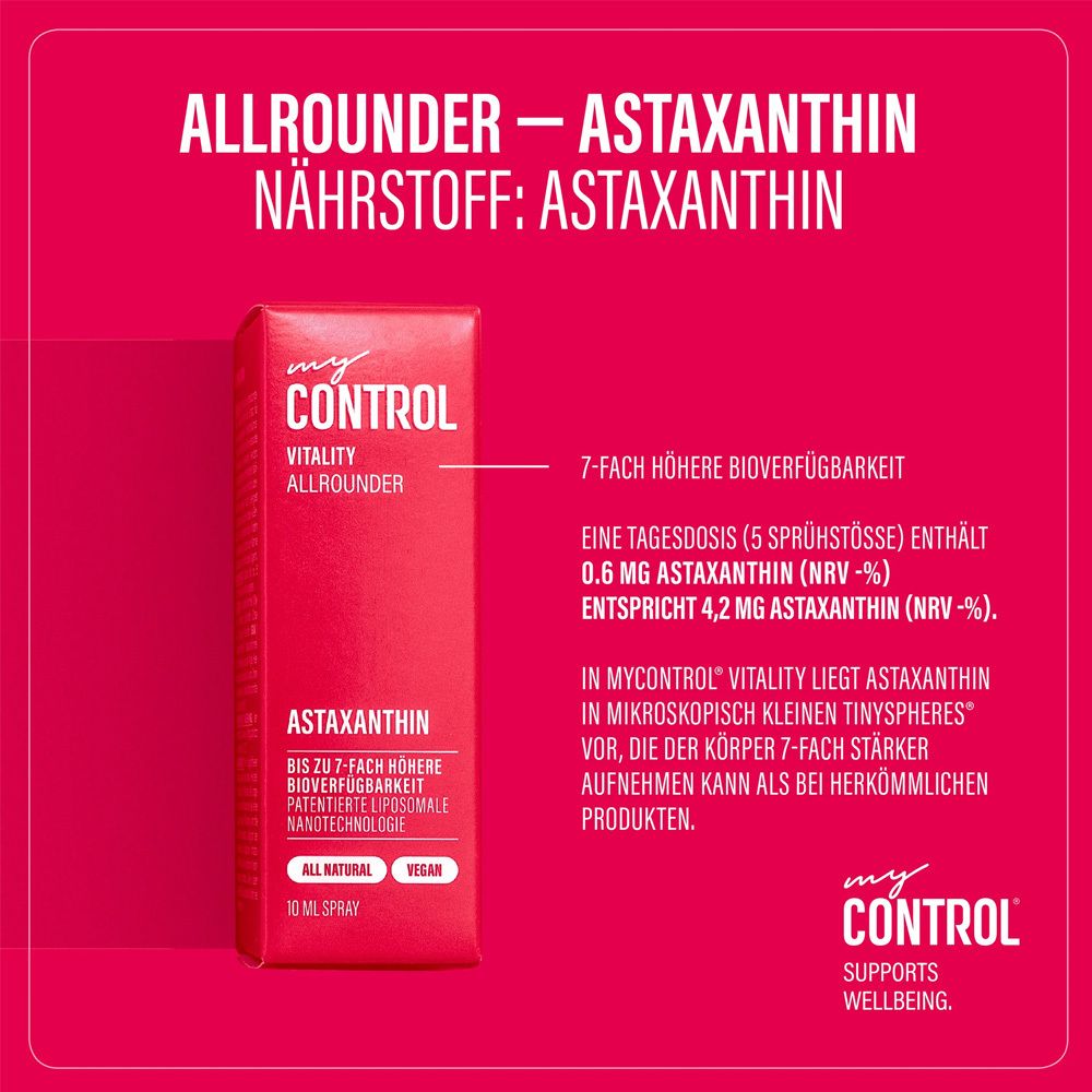 my Control® Vitality Allrounder – Astaxanthin