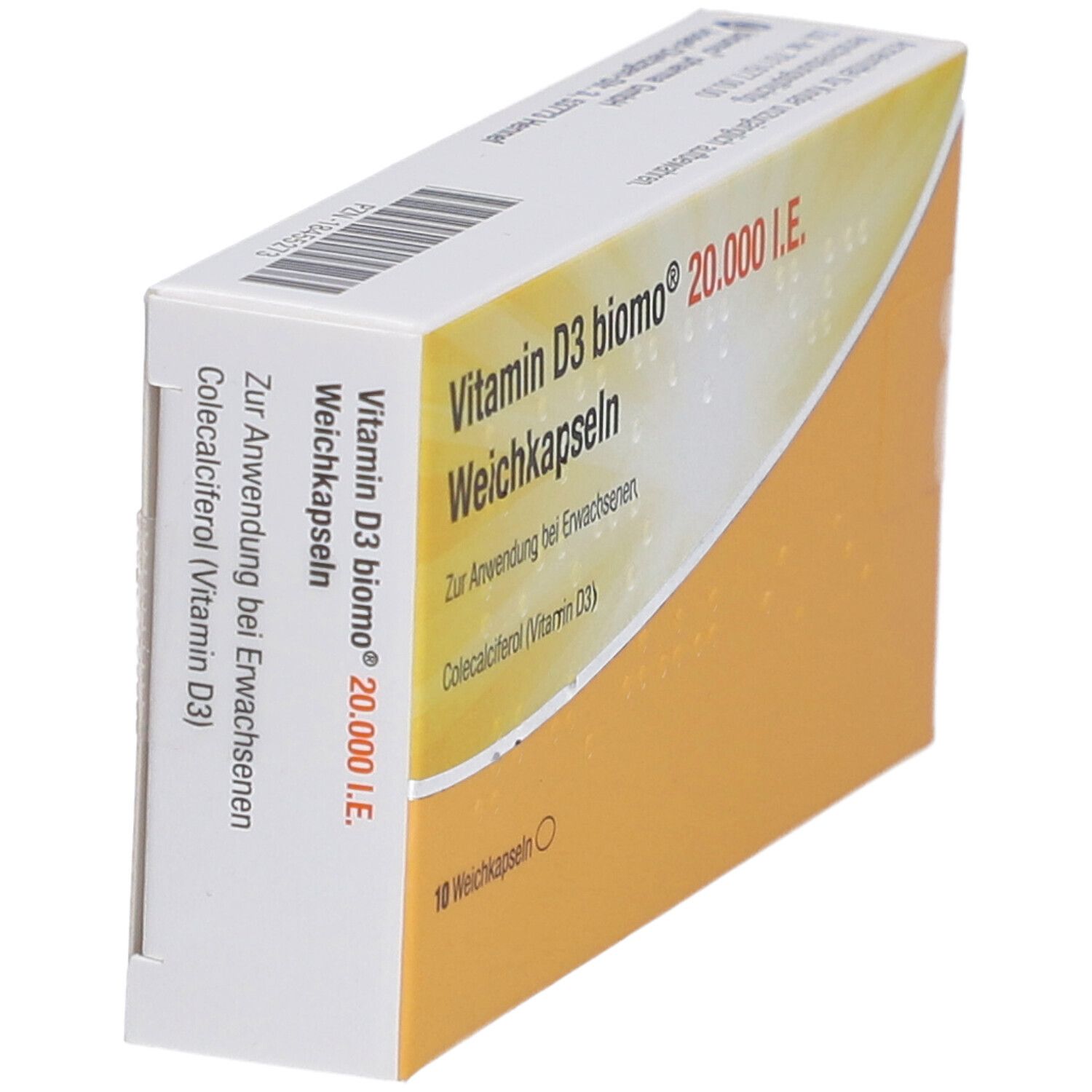 VITAMIN D3 BIOMO 20.000 I.E. Weichkapseln