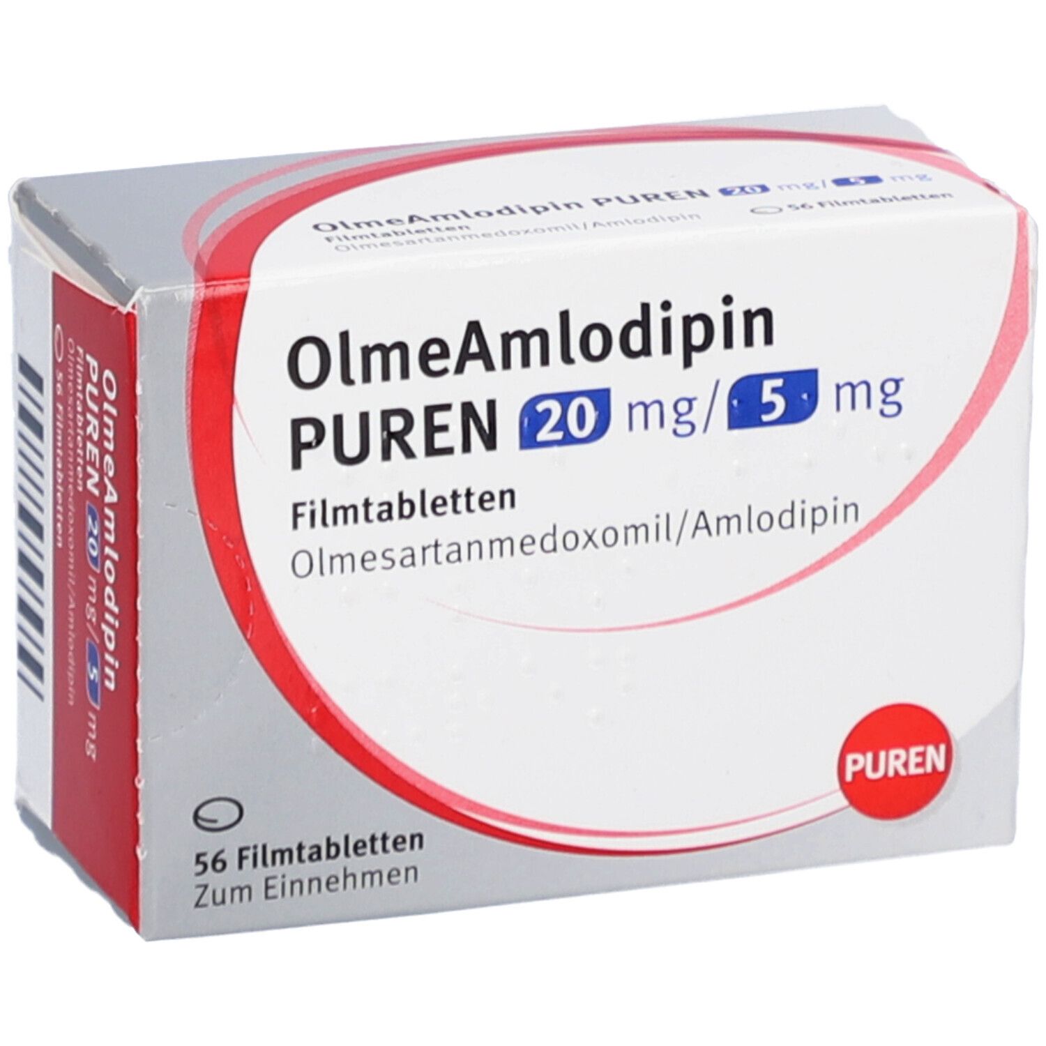 OLMEAMLODIPIN PUREN 20 mg/5 mg Filmtabletten