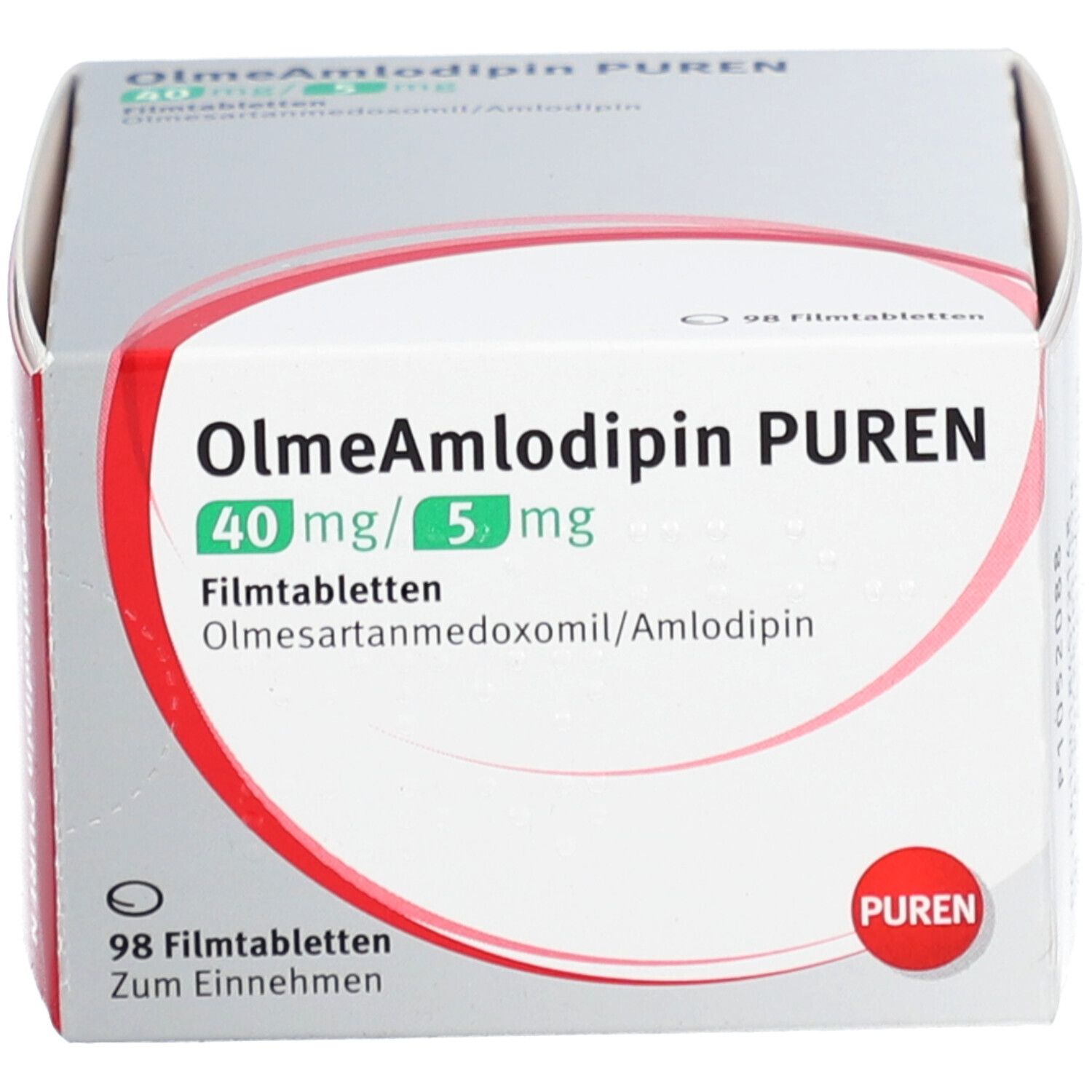 OLMEAMLODIPIN PUREN 40 mg/5 mg Filmtabletten