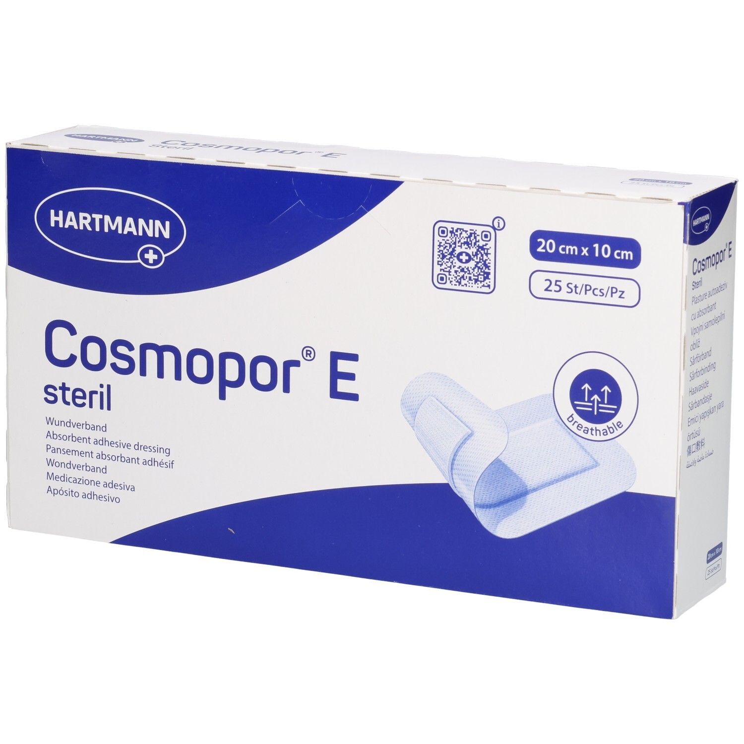 Cosmopor E steril Wundverband 10x20 cm 25 St Pflaster