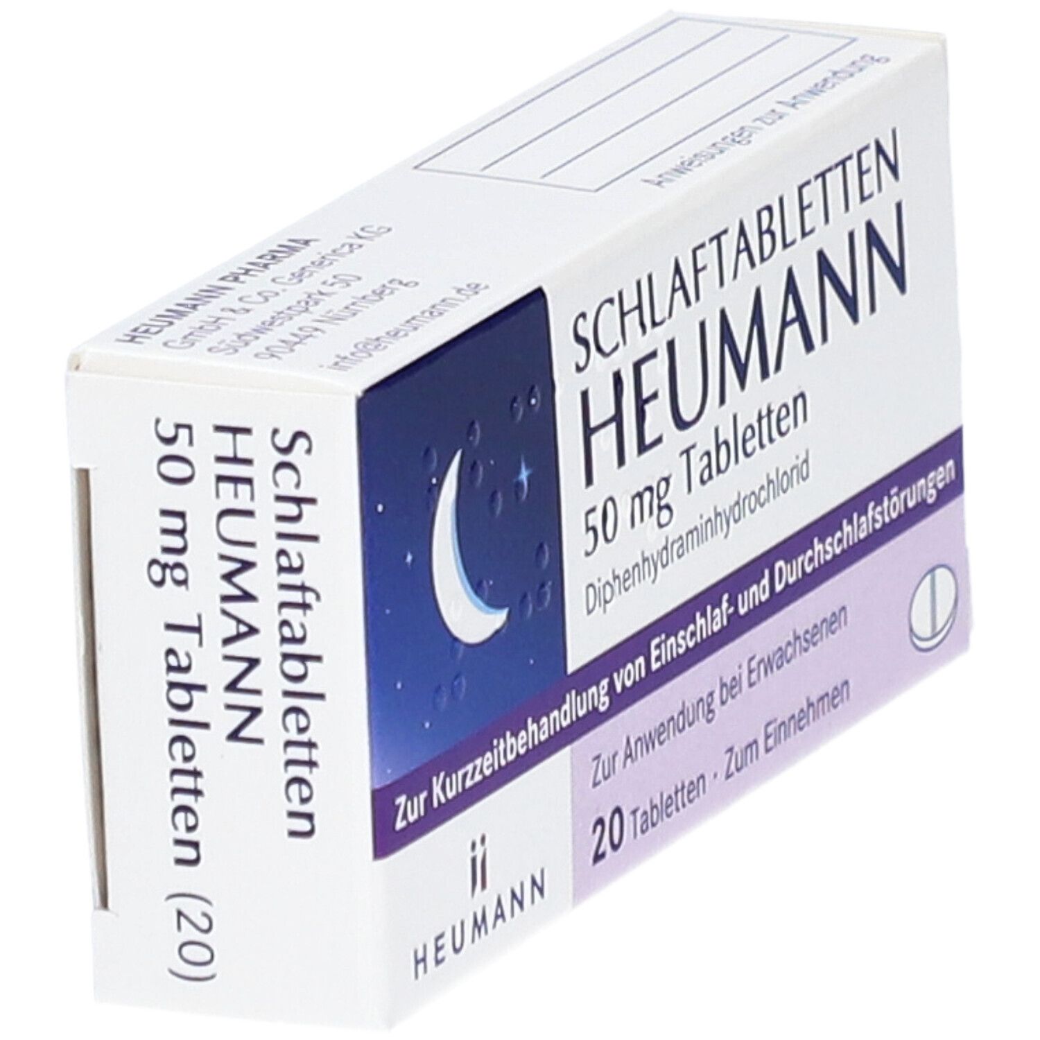 Schlaftabletten Heumann 50 mg Tabletten 20 St