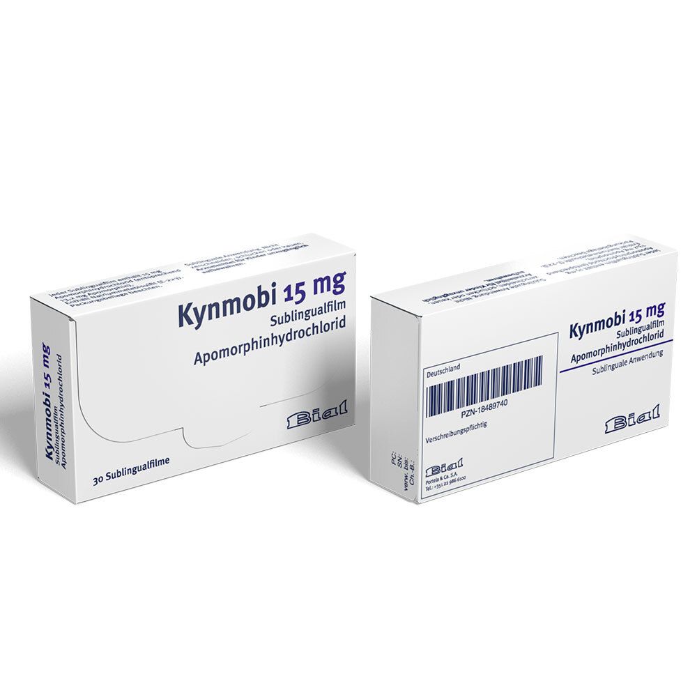 KYNMOBI 15 mg Sublingualfilm