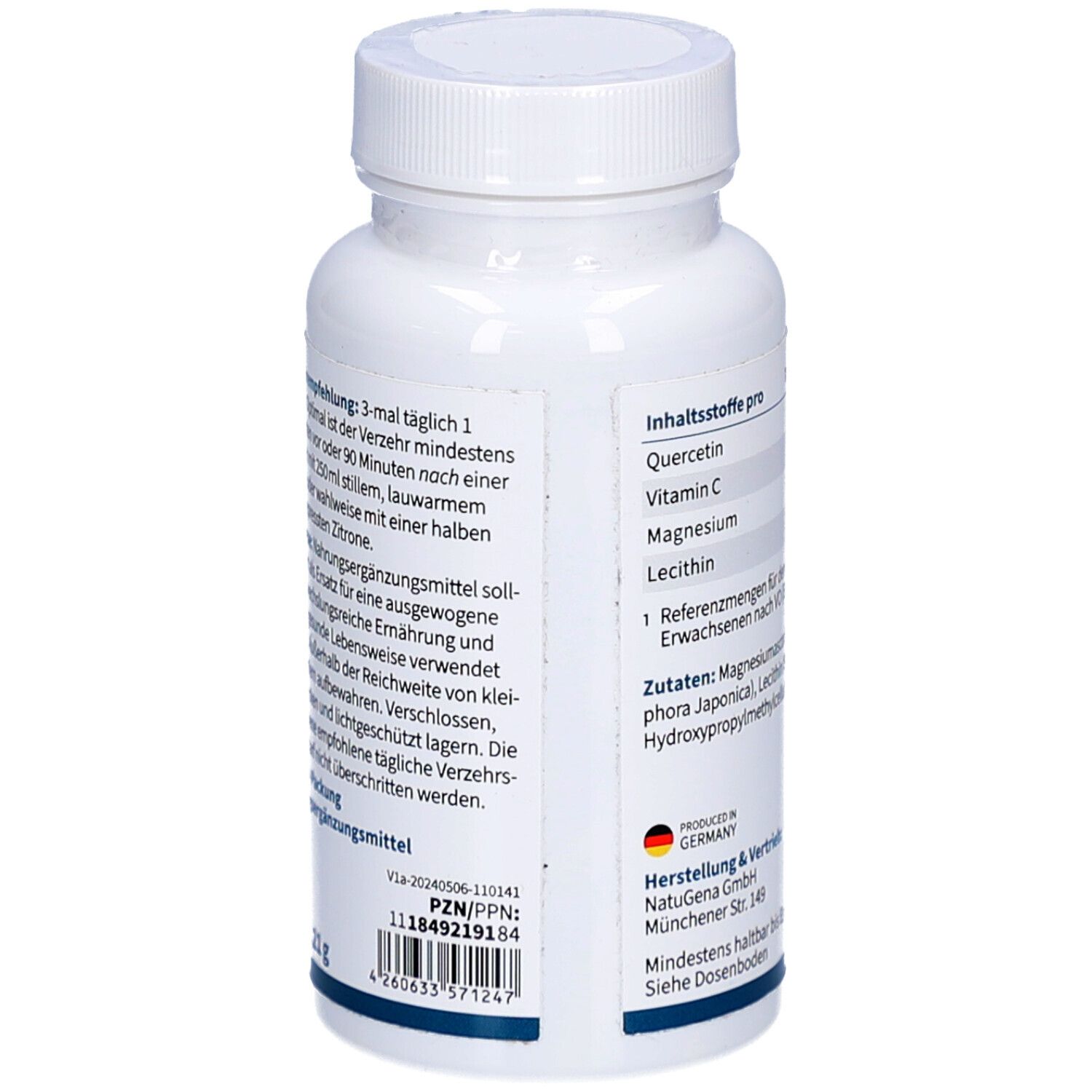 NatuGena Quercetin + C mit Phospholipiden