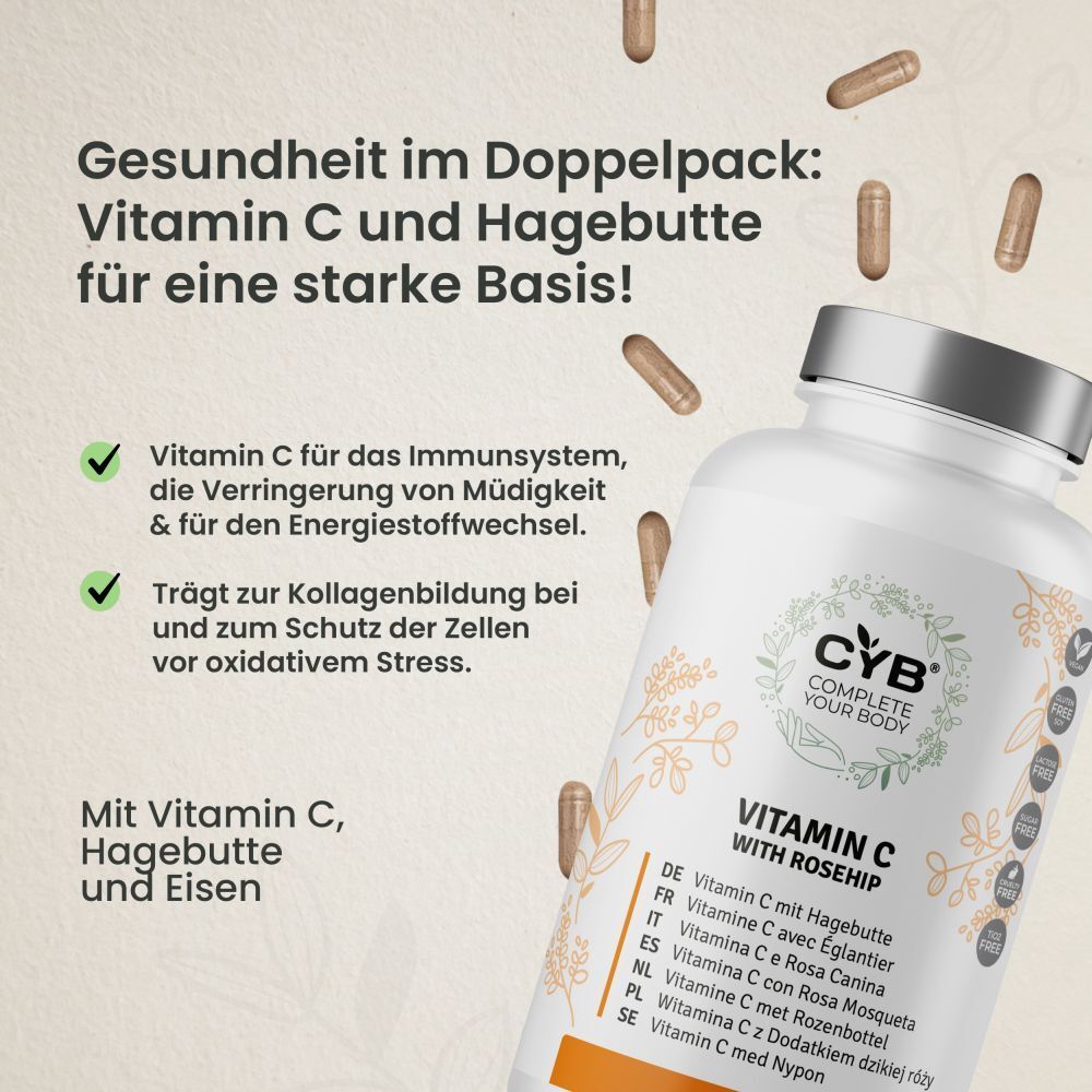 CYB Vitamin C + Hagebutte