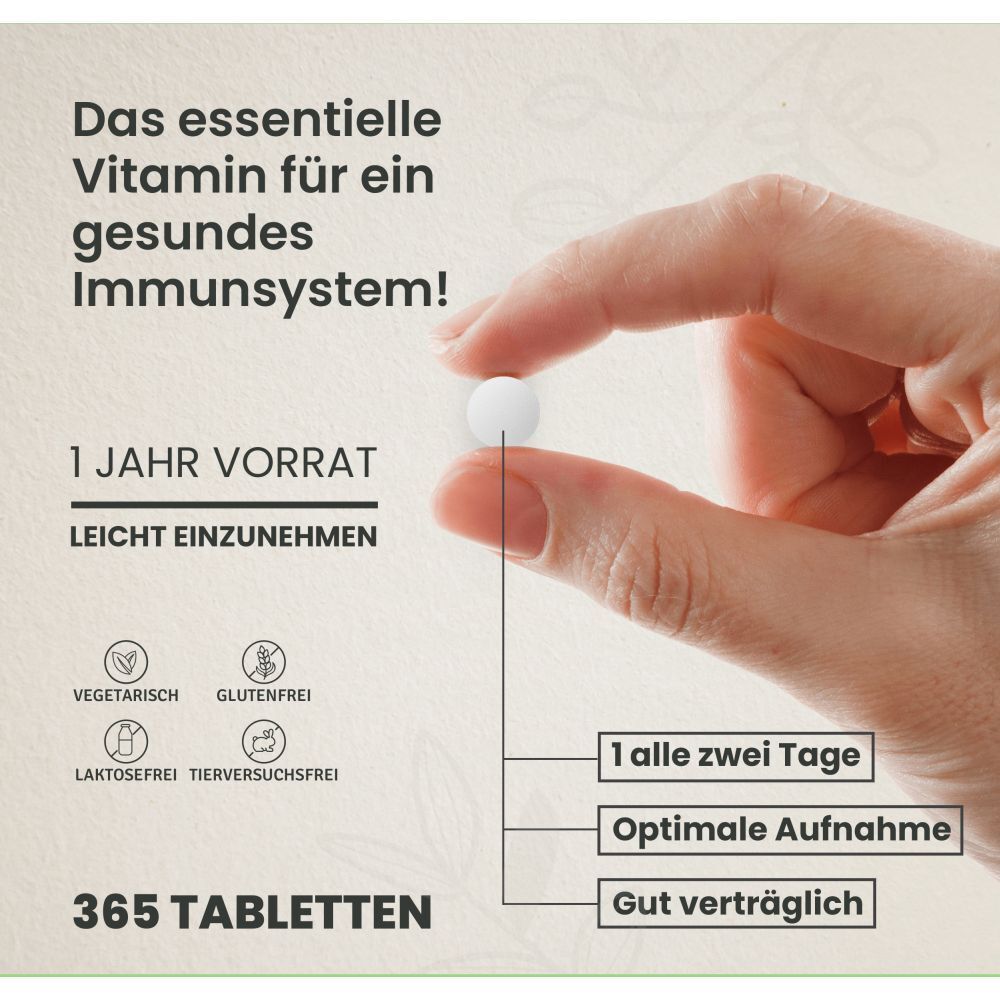 CYB Vitamin D3 2000 I.e. hochdosiert Tabletten 365 St