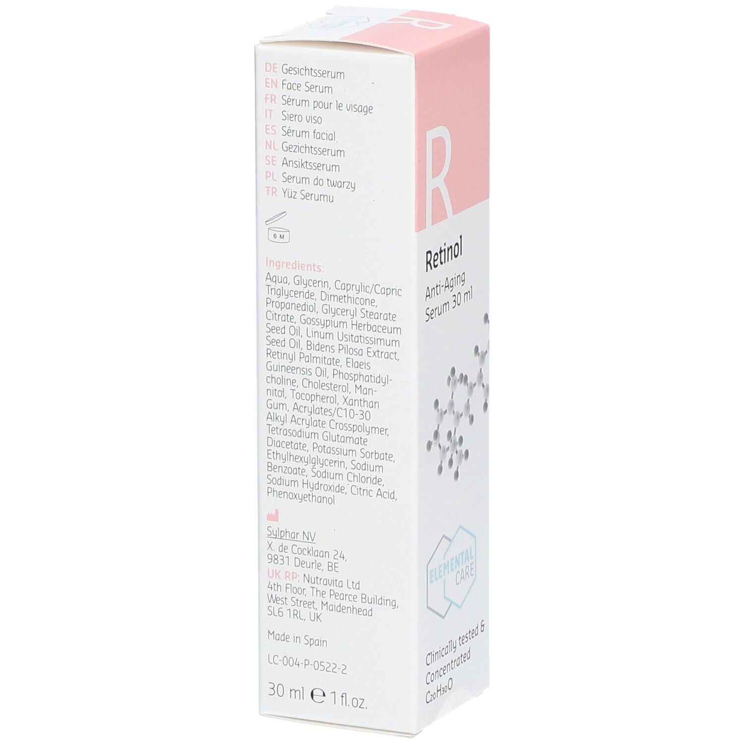 ELEMENTAL CARE Retinol Gesichtserum