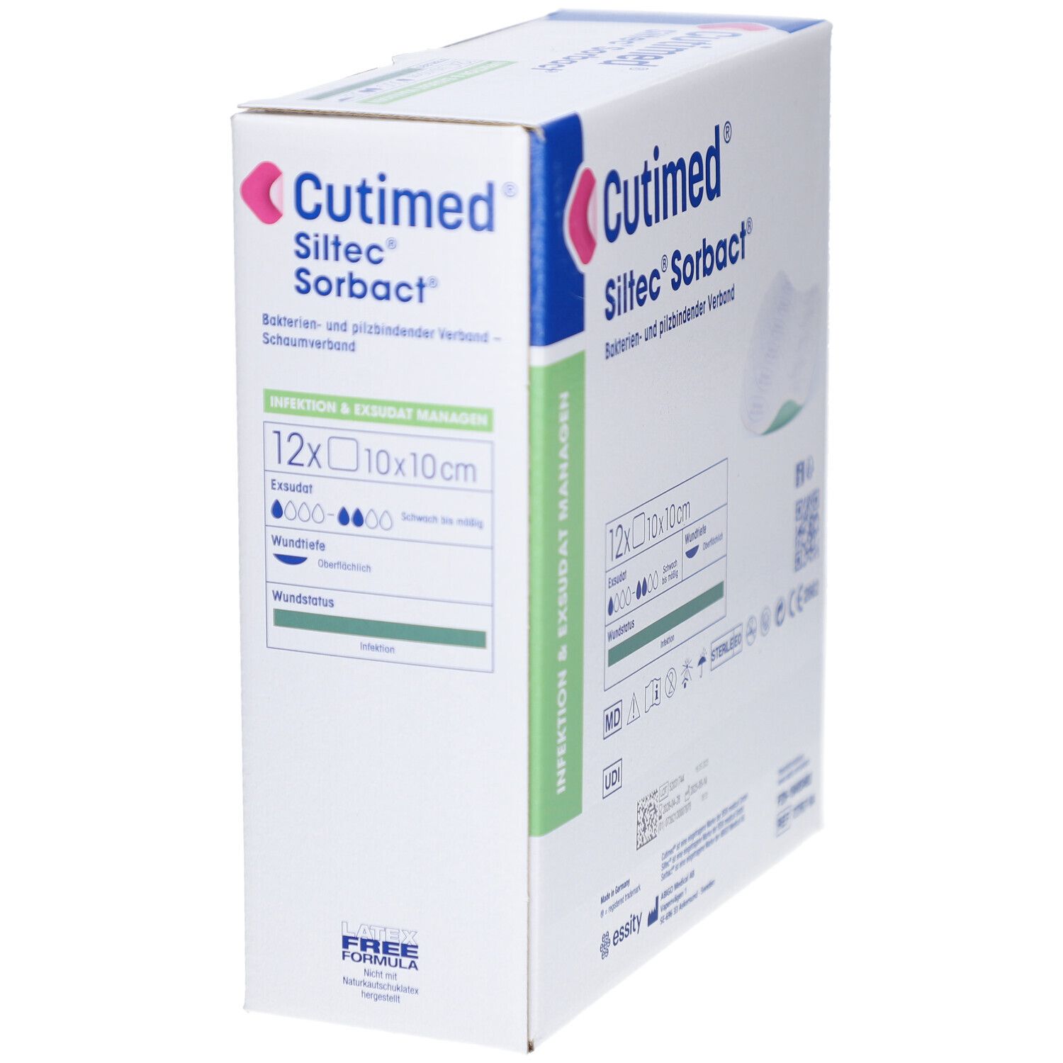 Cutimed® Siltec® Sorbact® 10 cm x 10 cm