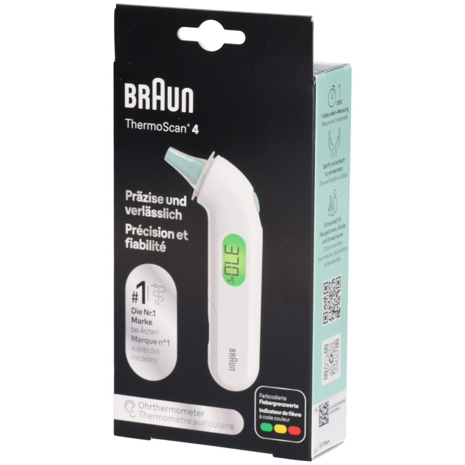 Braun Thermoscan 4 Ohrthermometer 1 St Thermometer