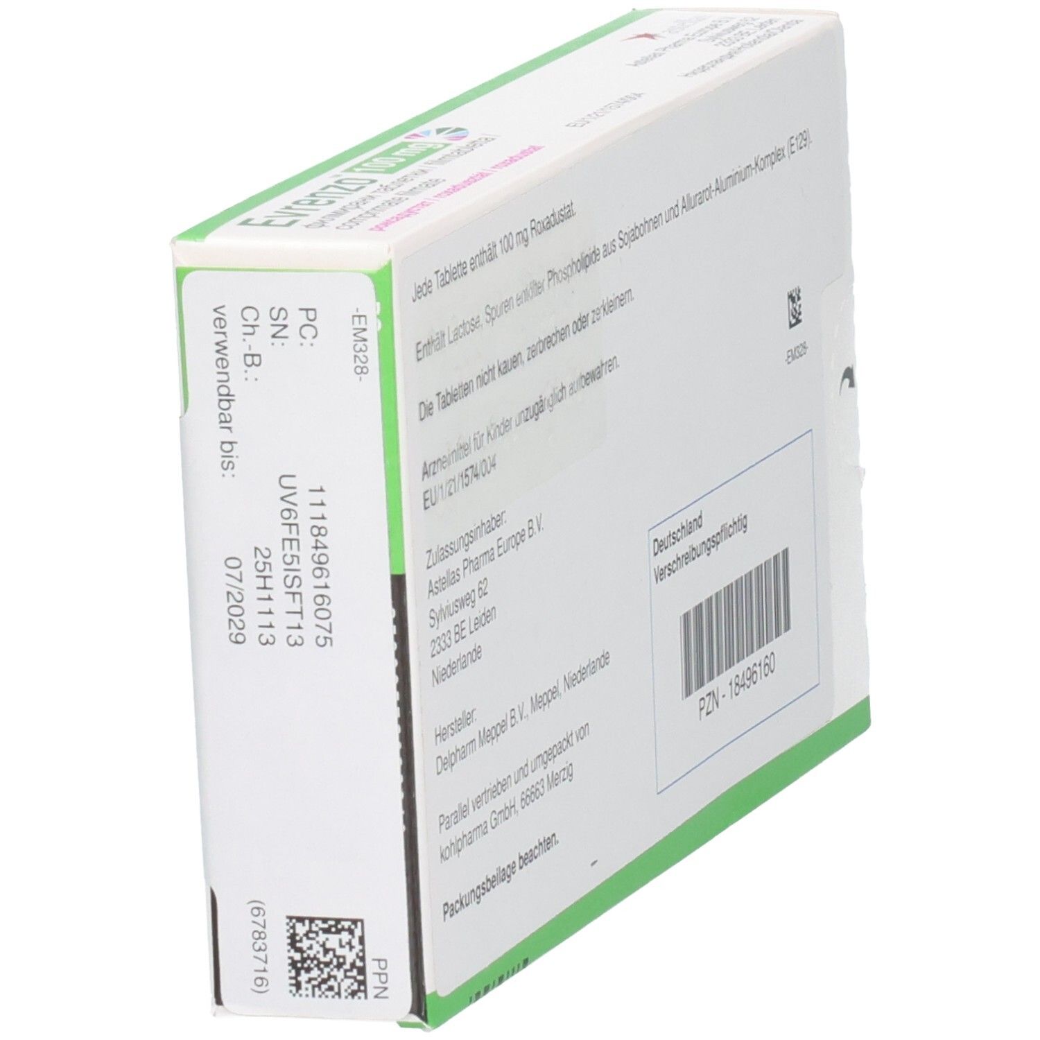 EVRENZO 100 mg Filmtabletten