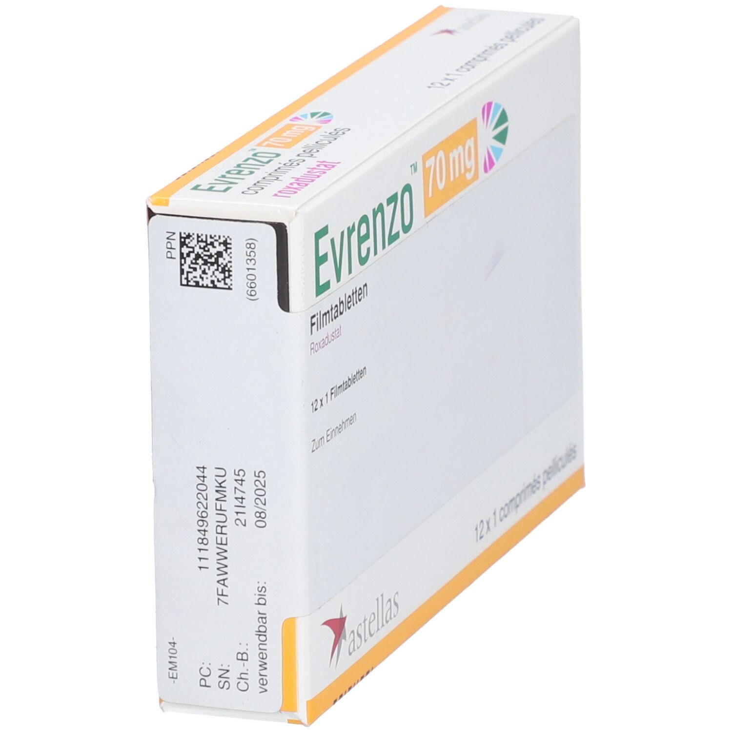 Evrenzo 70 mg Filmtabletten 12 St