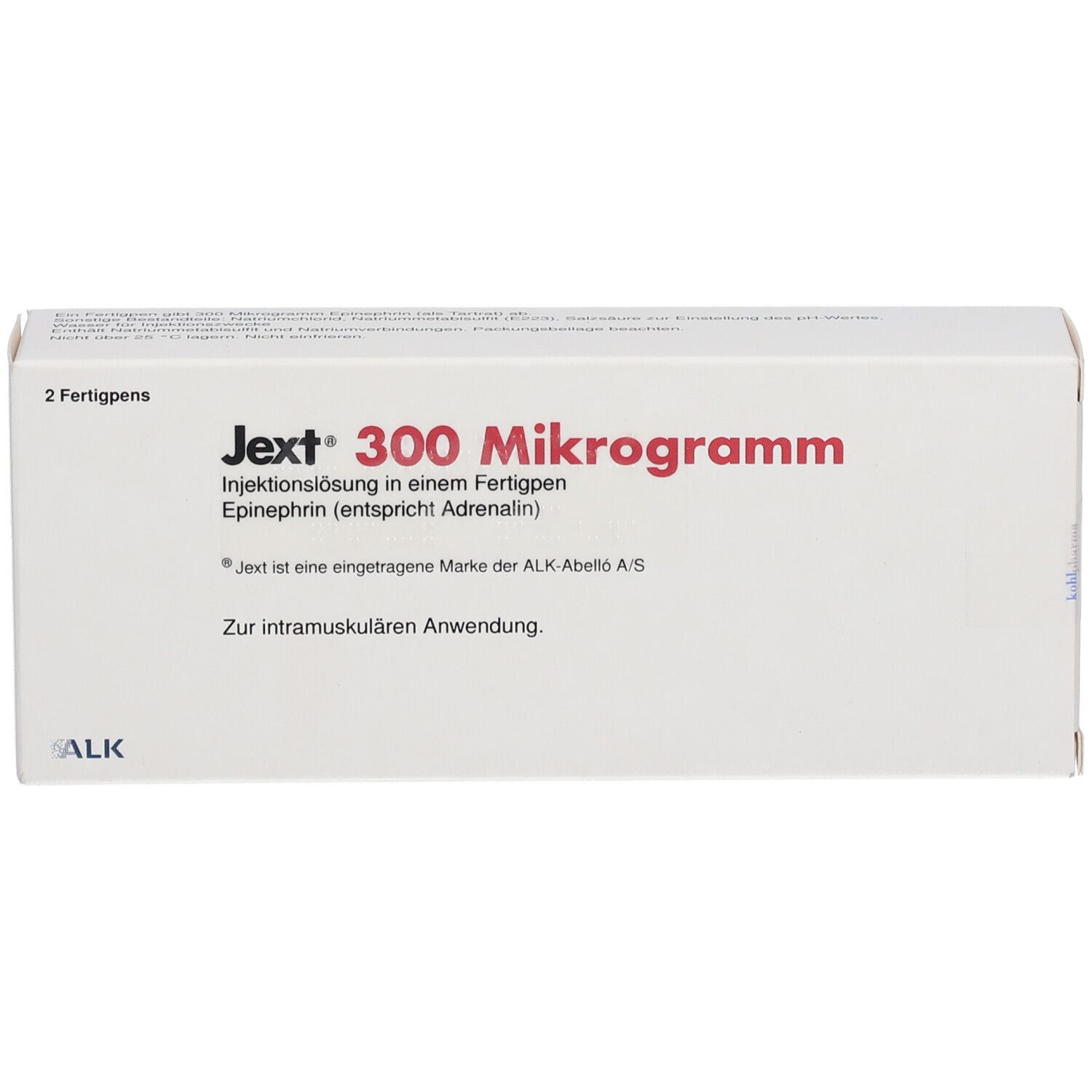 JEXT 300 Mikrogramm Inj.-Lsg.in einem Fertigpen