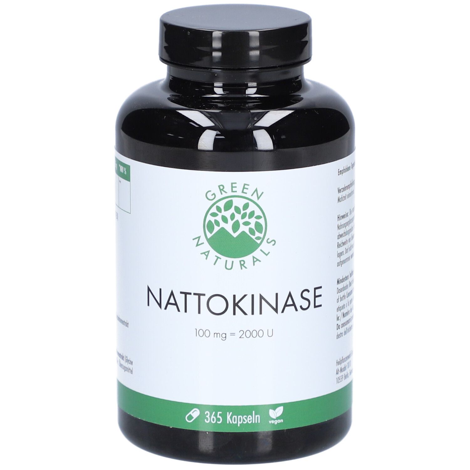 GREEN NATURALS Nattokinase 100 mg vegan