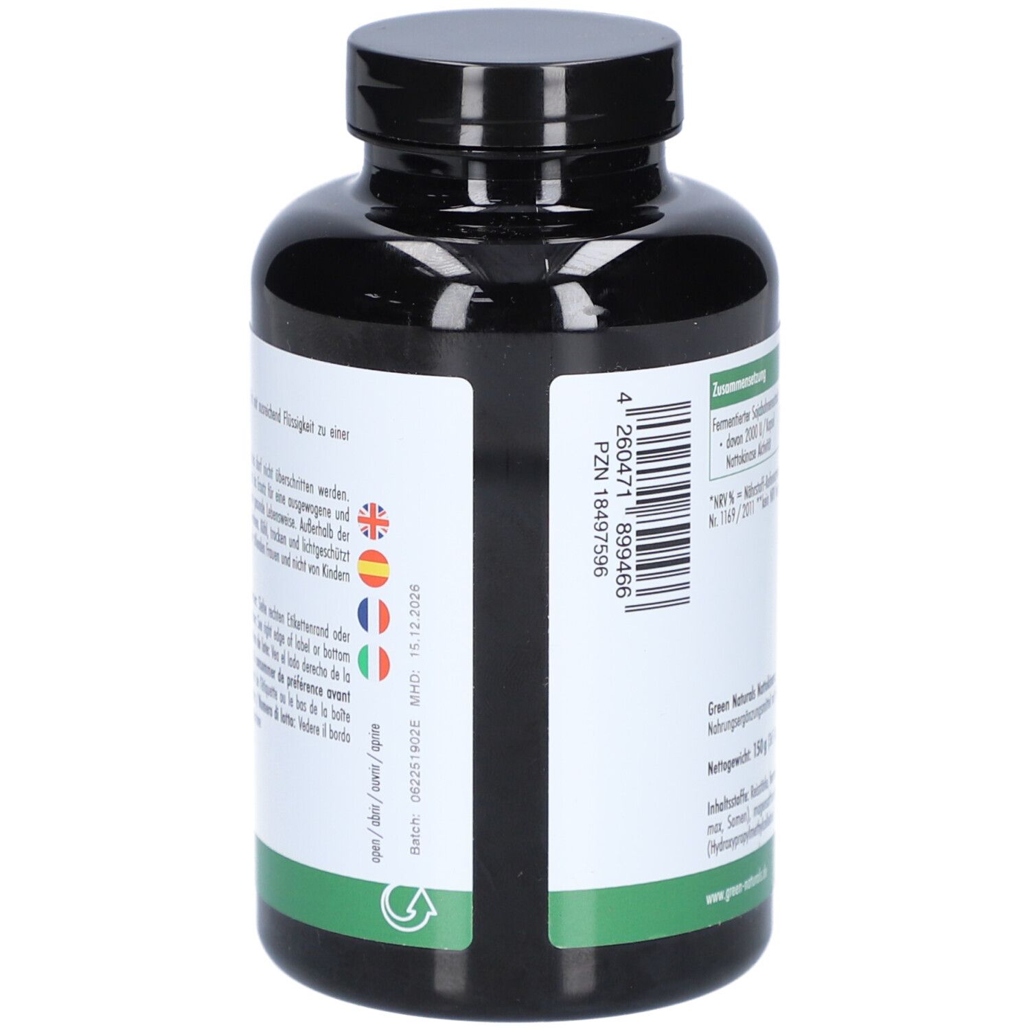 GREEN NATURALS Nattokinase 100 mg vegan