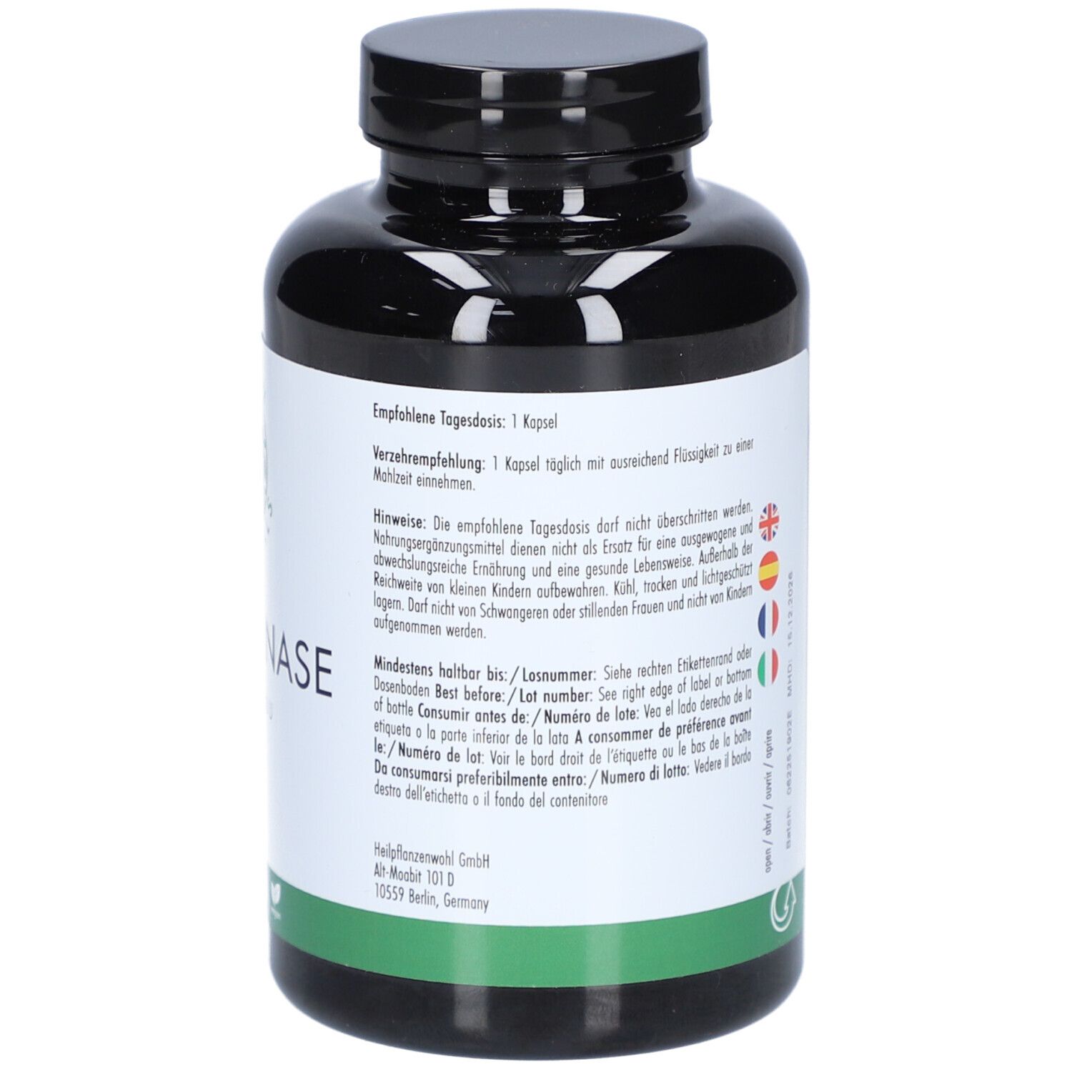 GREEN NATURALS Nattokinase 100 mg vegan